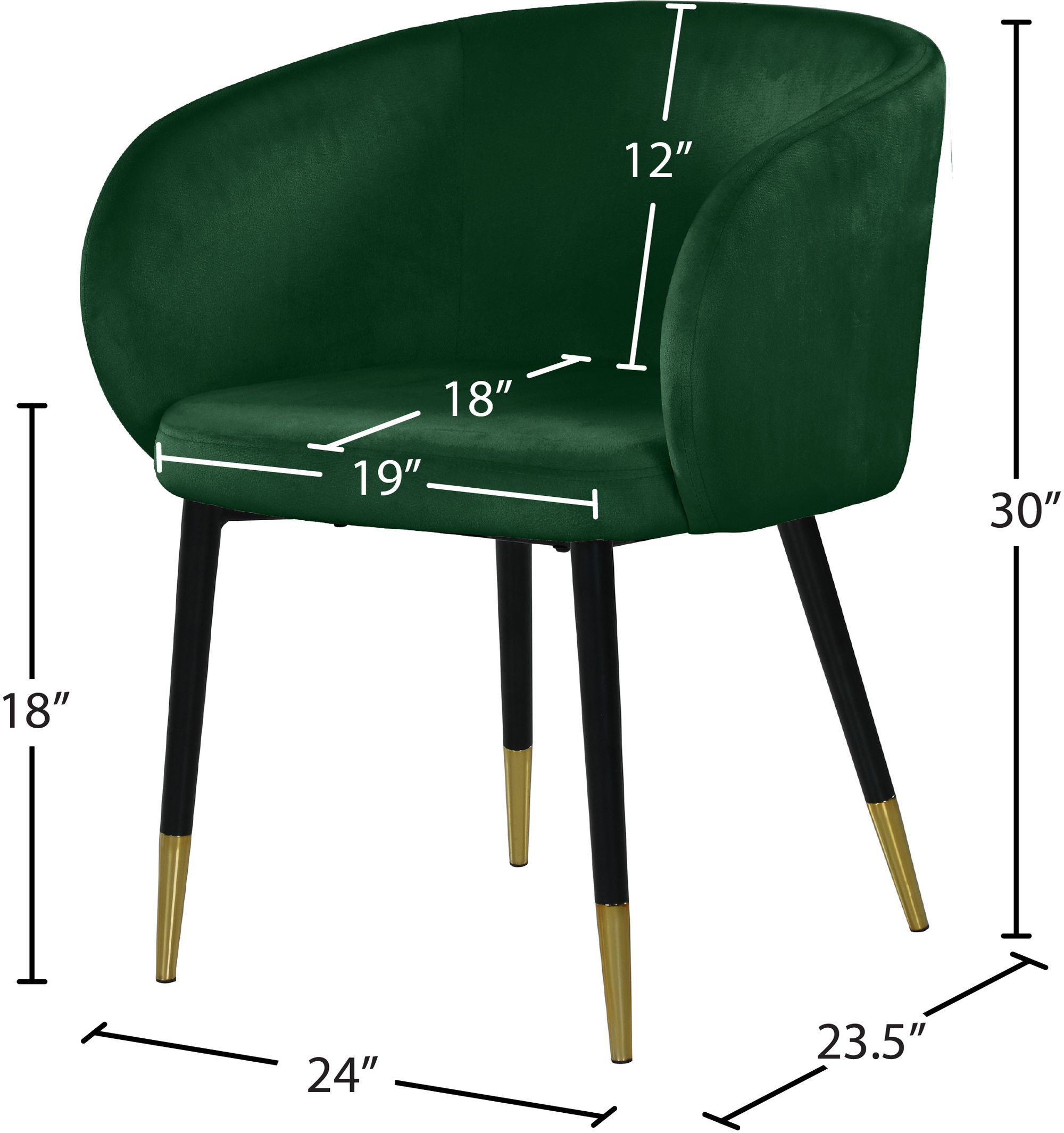 Louise Velvet Dining Chair