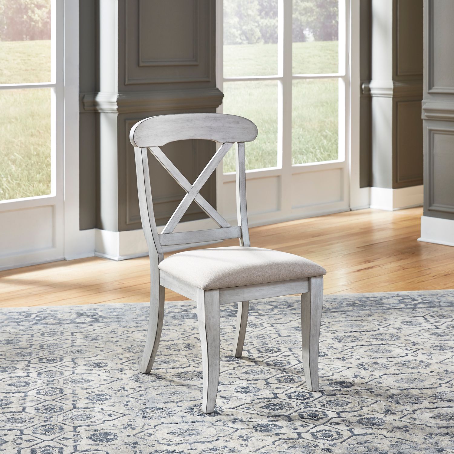 Ocean Isle Extendable Dining Set | Antique White & Pine