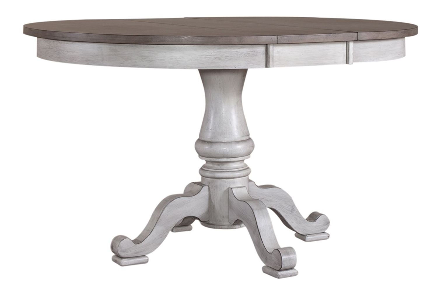 Ocean Isle Extendable Dining Set | Antique White & Pine