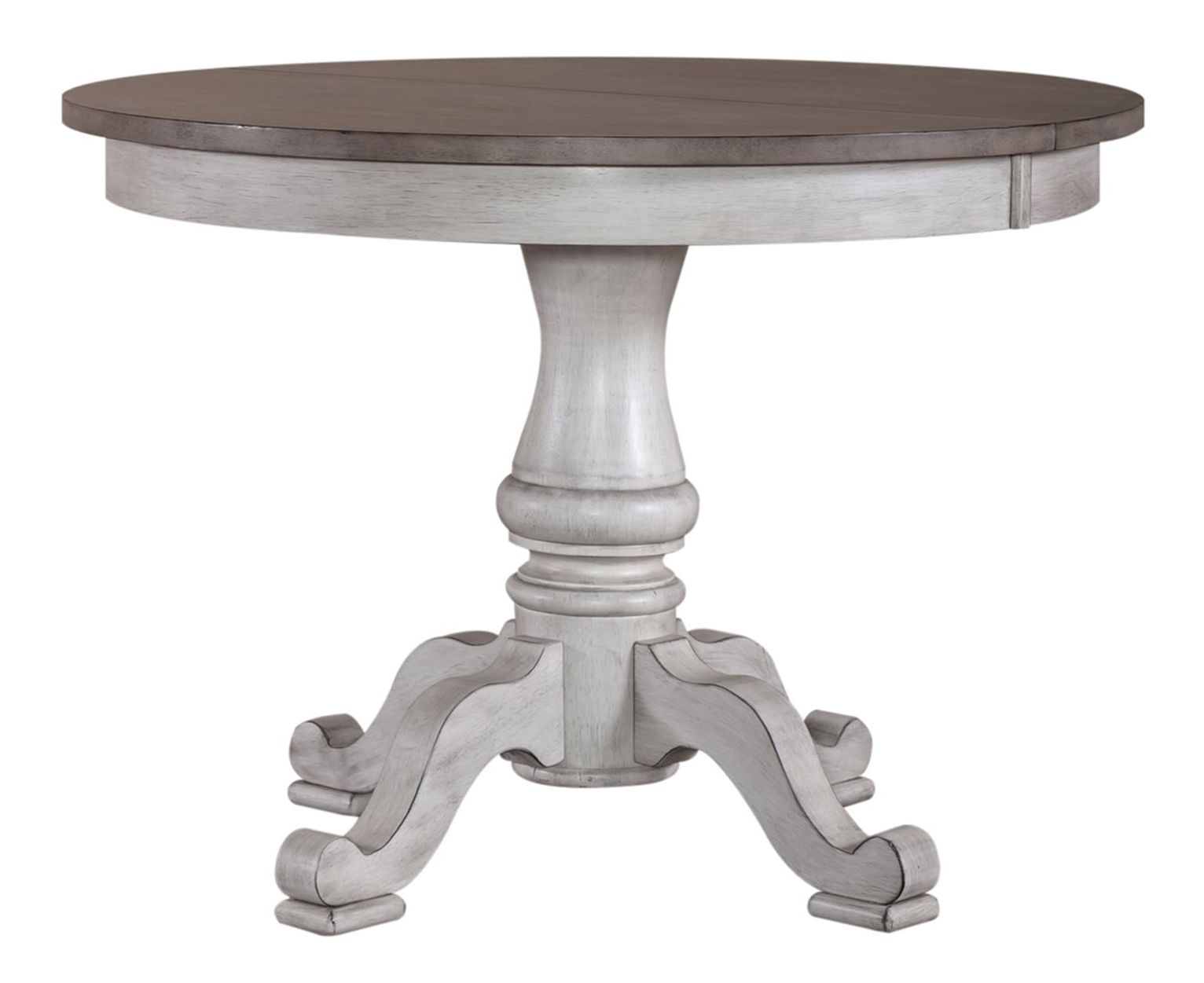 Ocean Isle Extendable Dining Set | Antique White & Pine