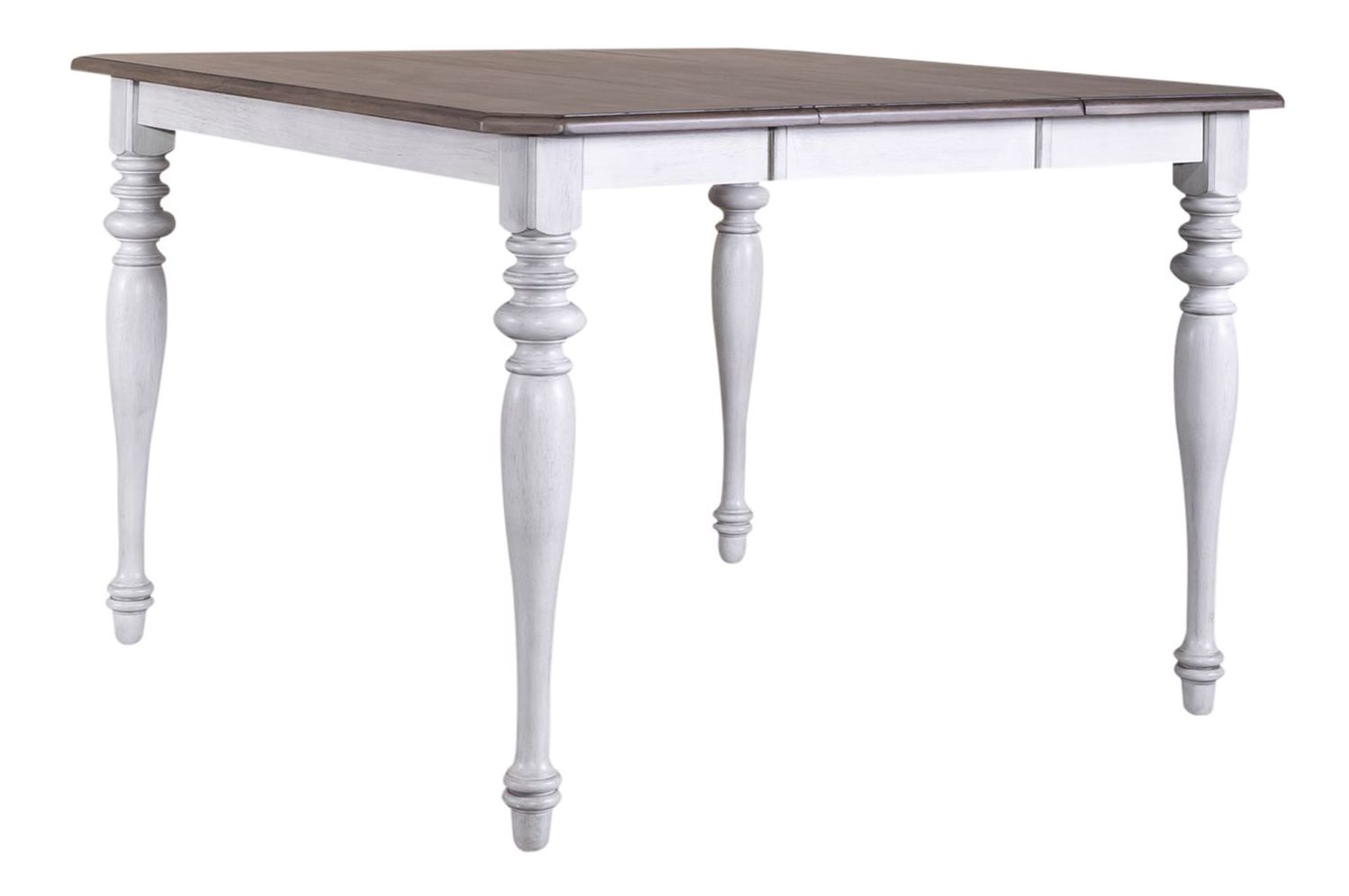 Ocean Isle Extendable Gathering Set | Antique White & Pine