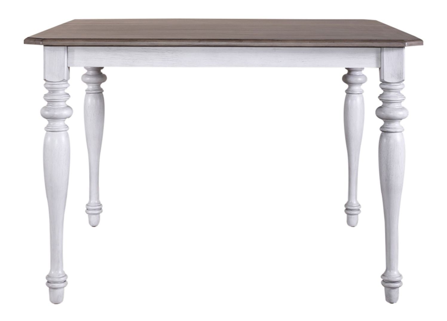 Ocean Isle Square Wood Extendable Gathering Table