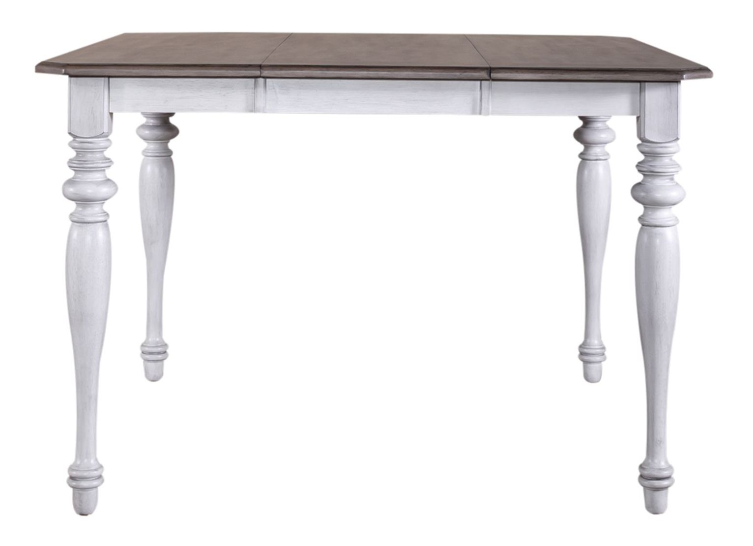 Ocean Isle Square Wood Extendable Gathering Table