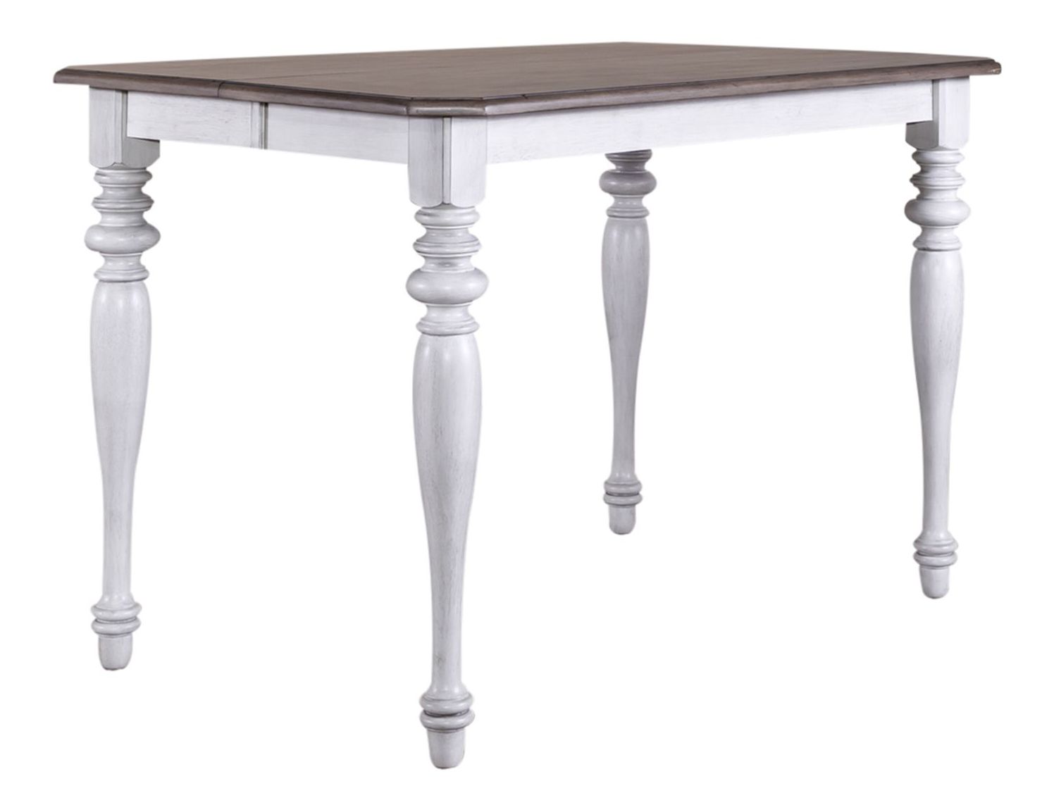 Ocean Isle Square Wood Extendable Gathering Table