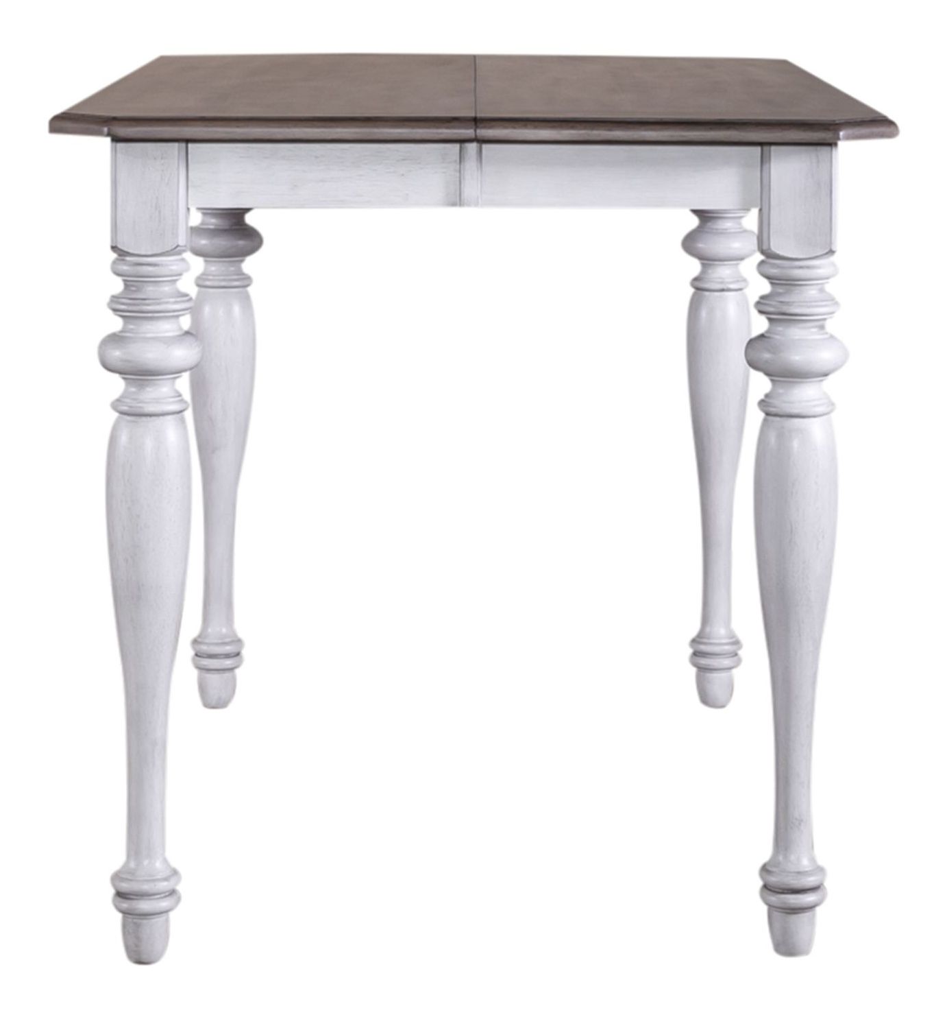 Ocean Isle Square Wood Extendable Gathering Table