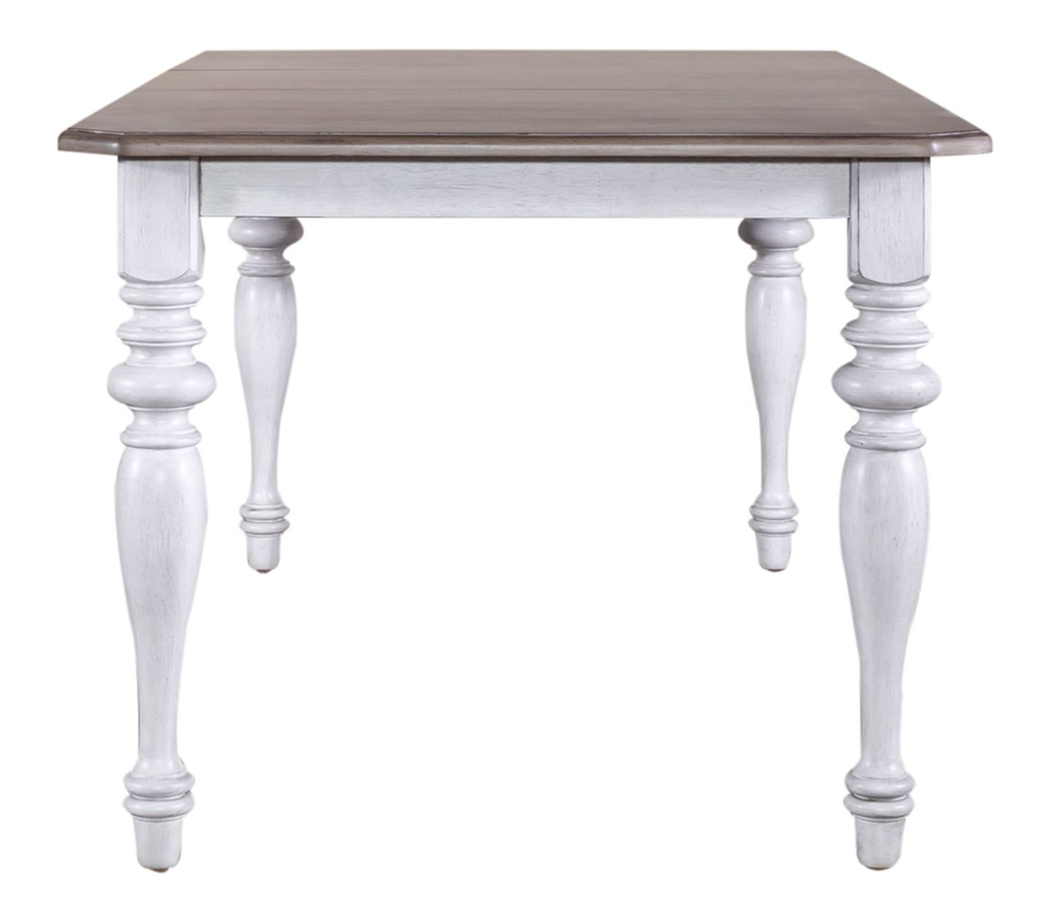 Ocean Isle Rectangular Wood Extendable Dining Table