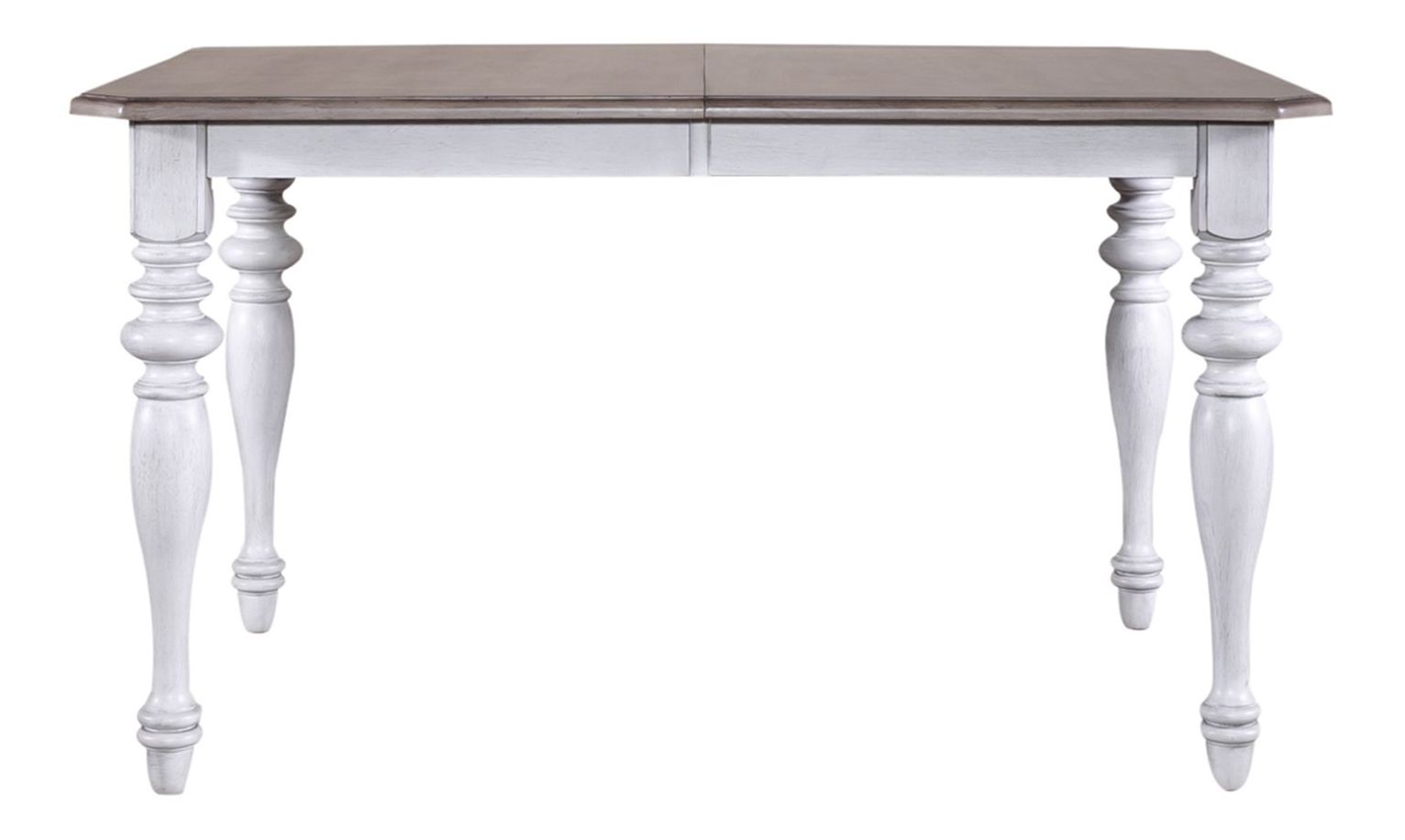 Ocean Isle Extendable Dining Set | Antique White & Pine