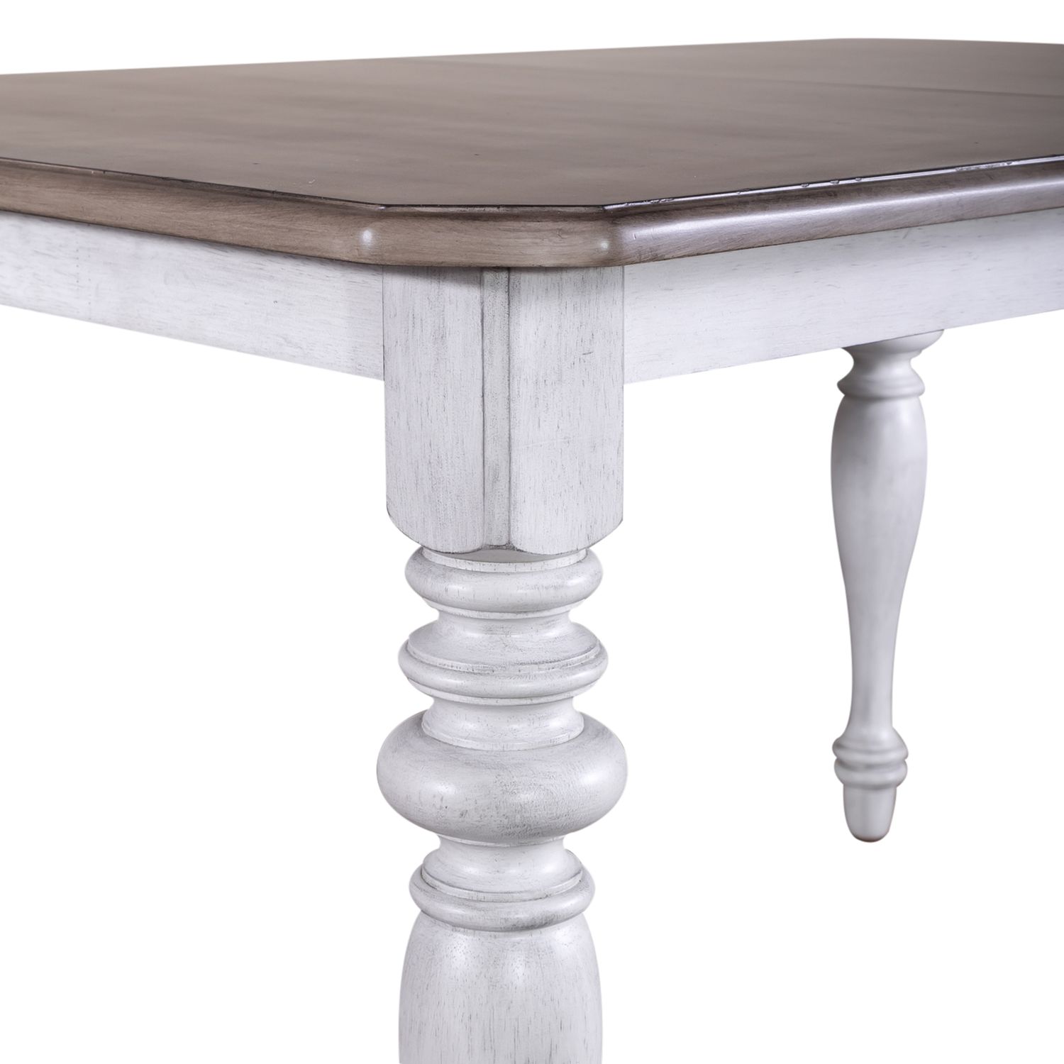 Ocean Isle Rectangular Wood Extendable Dining Table