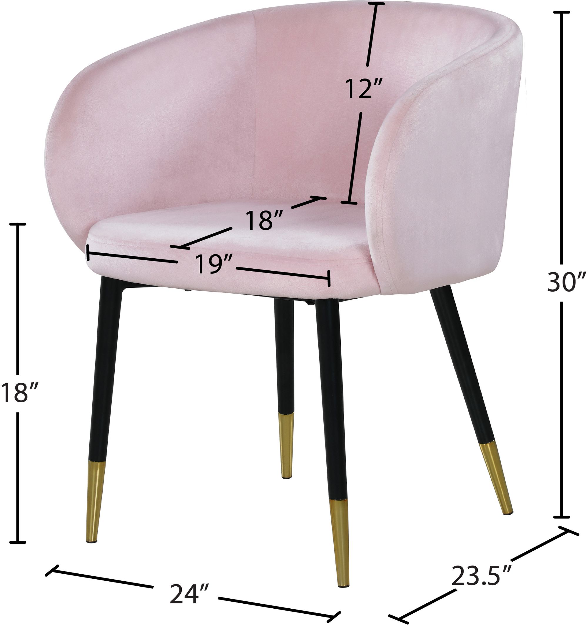 Louise Velvet Dining Chair