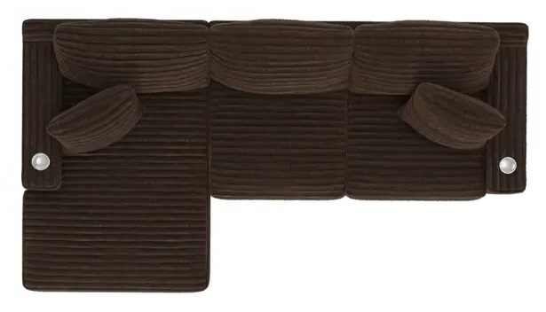 SM Comfrey Fabric L-Shaped Sectional Sofa