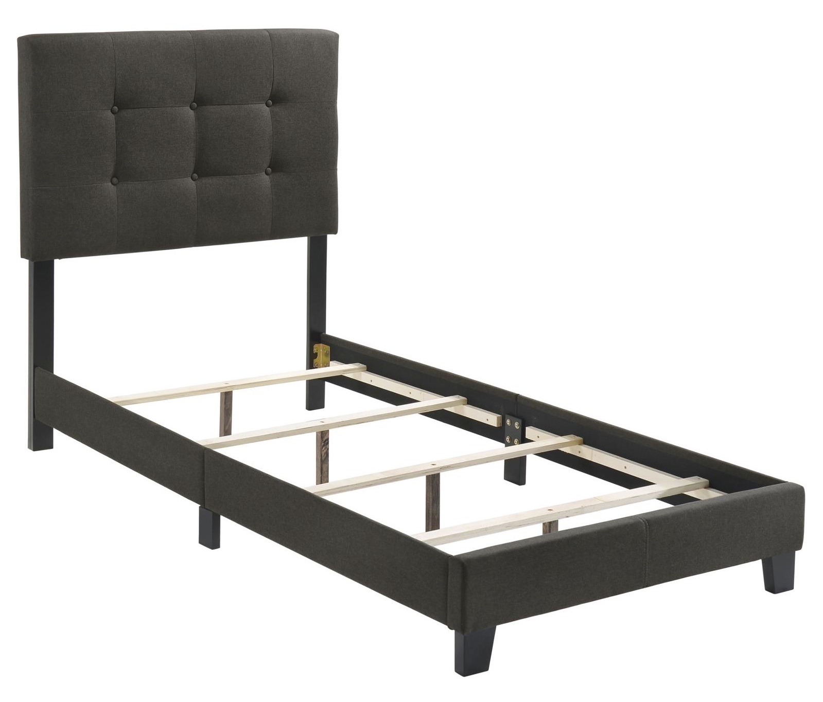 Mapes Fabric Tufted Upholstered Bed