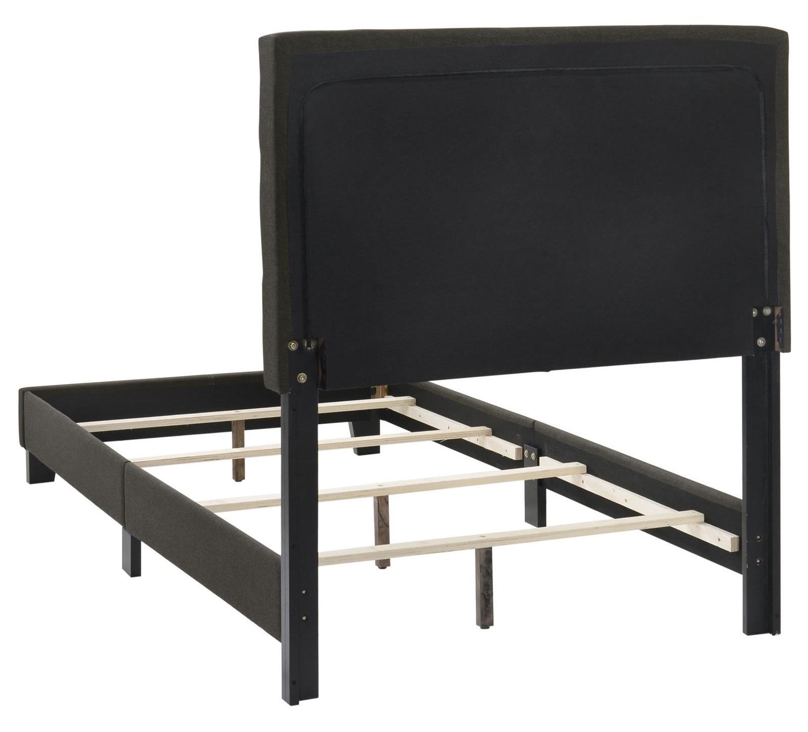 Mapes Fabric Tufted Upholstered Bed