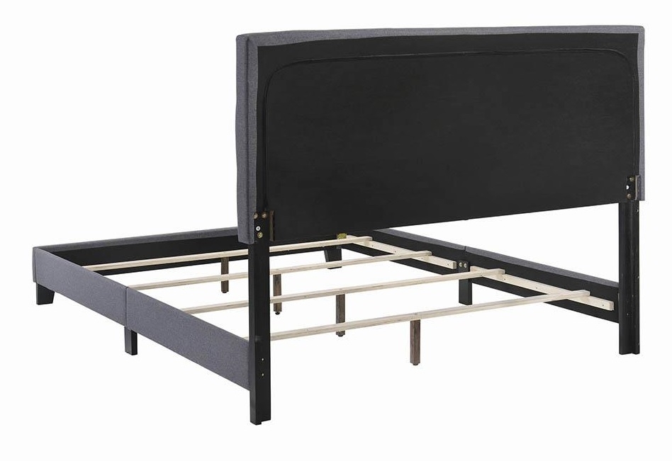 Mapes Fabric Tufted Upholstered Bed, Full Size