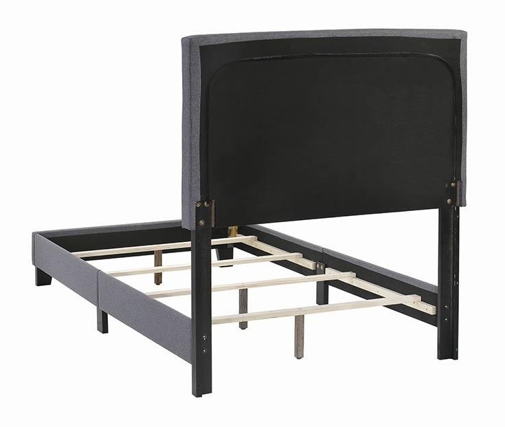 Mapes Fabric Tufted Upholstered Bed