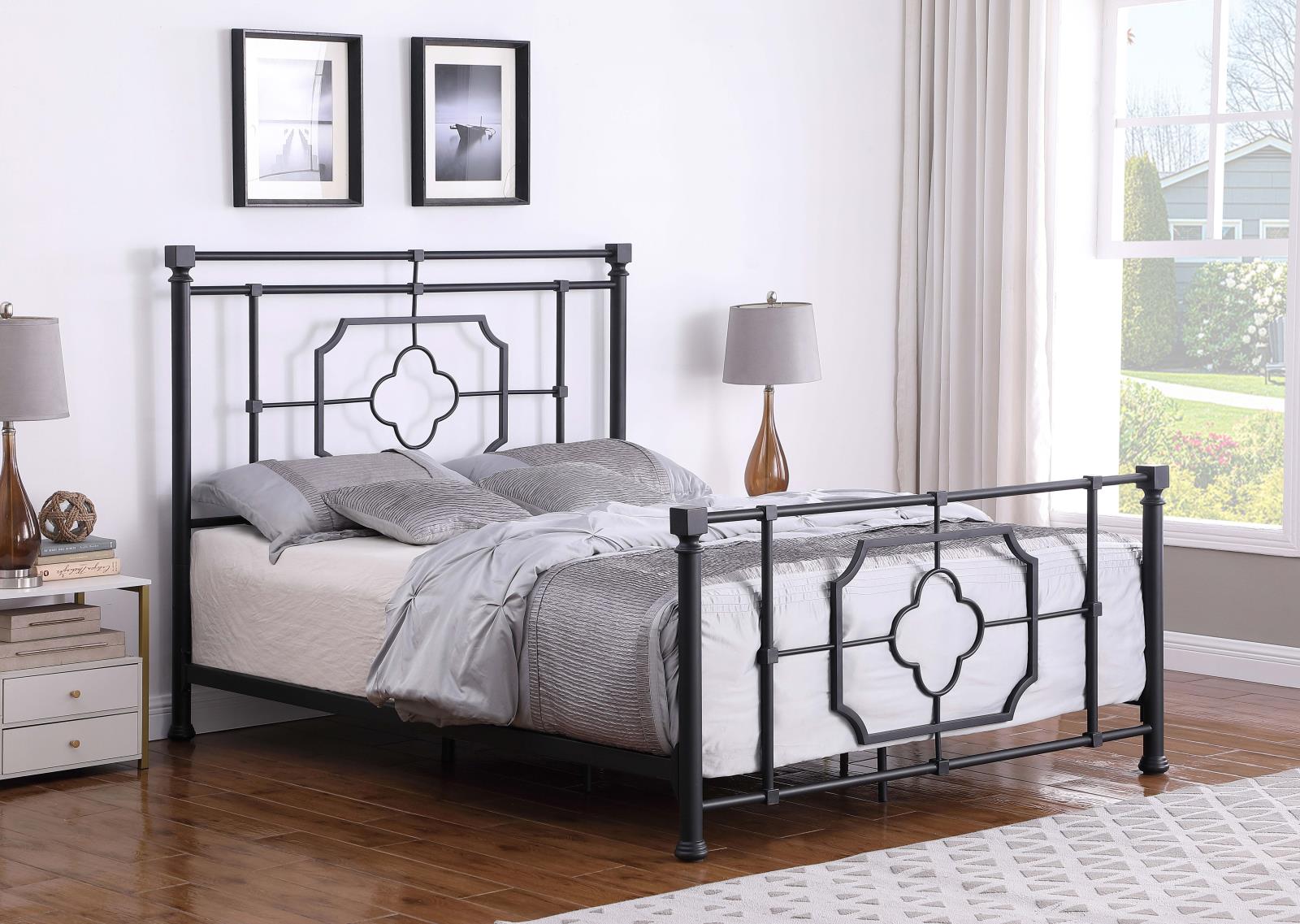 Paskay Metal Panel Bed