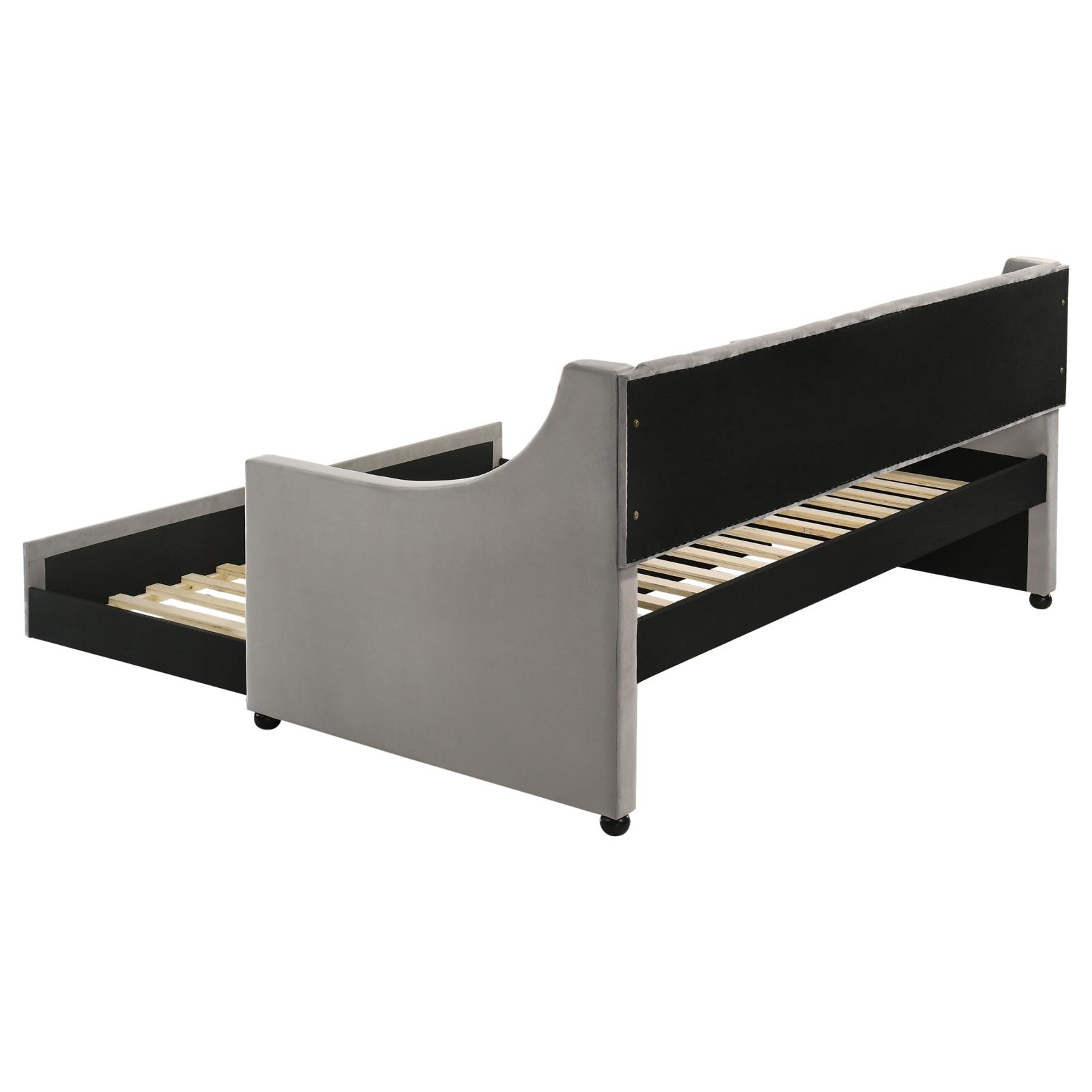 Chatsboro Velvet Twin Daybed with Trundle