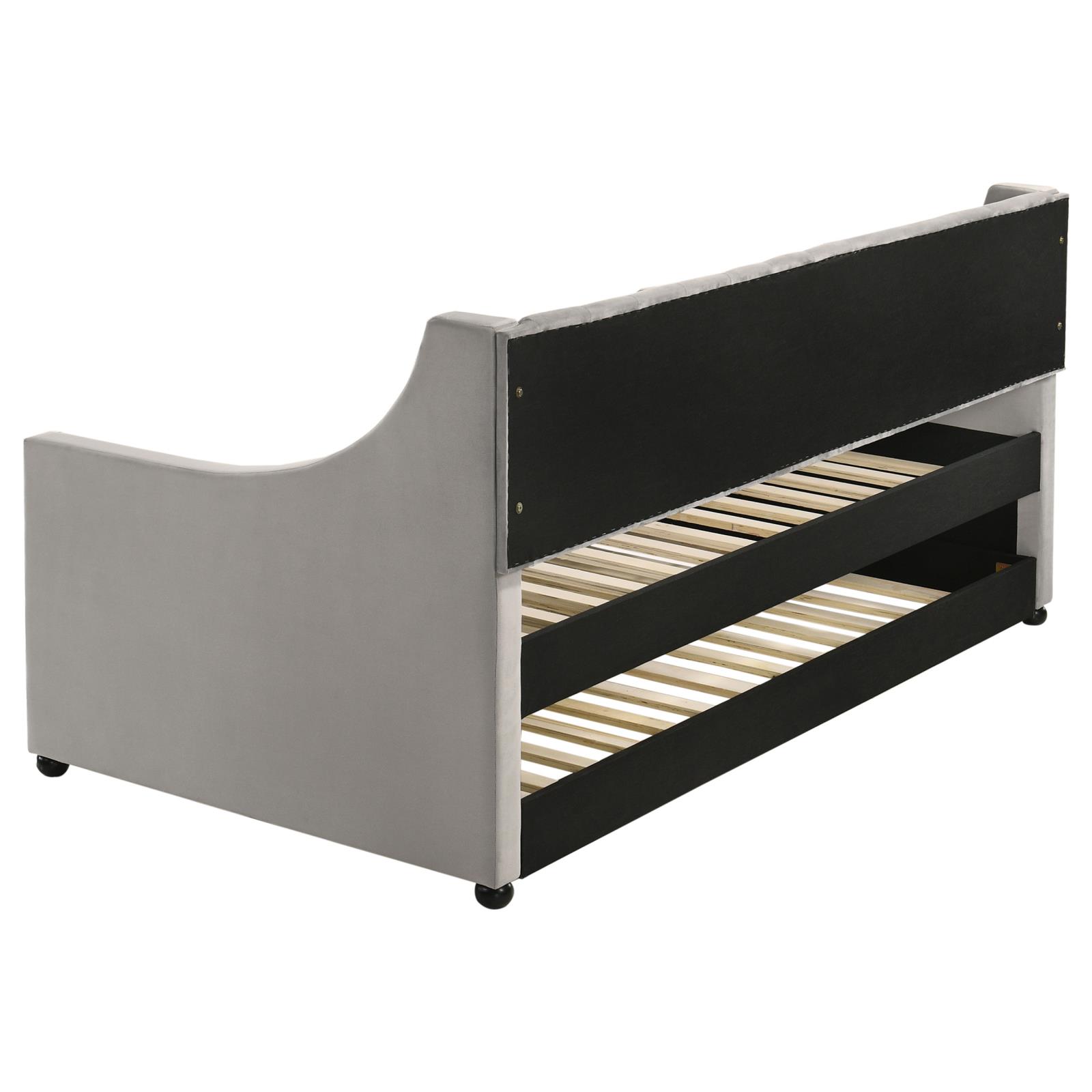 Chatsboro Velvet Twin Daybed with Trundle