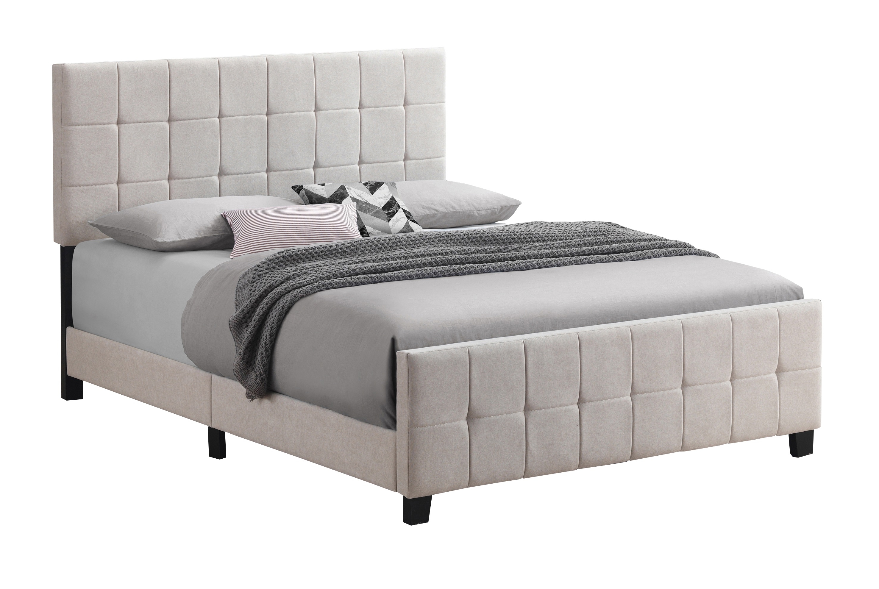 Fairfield Fabric Upholstered Panel Bed