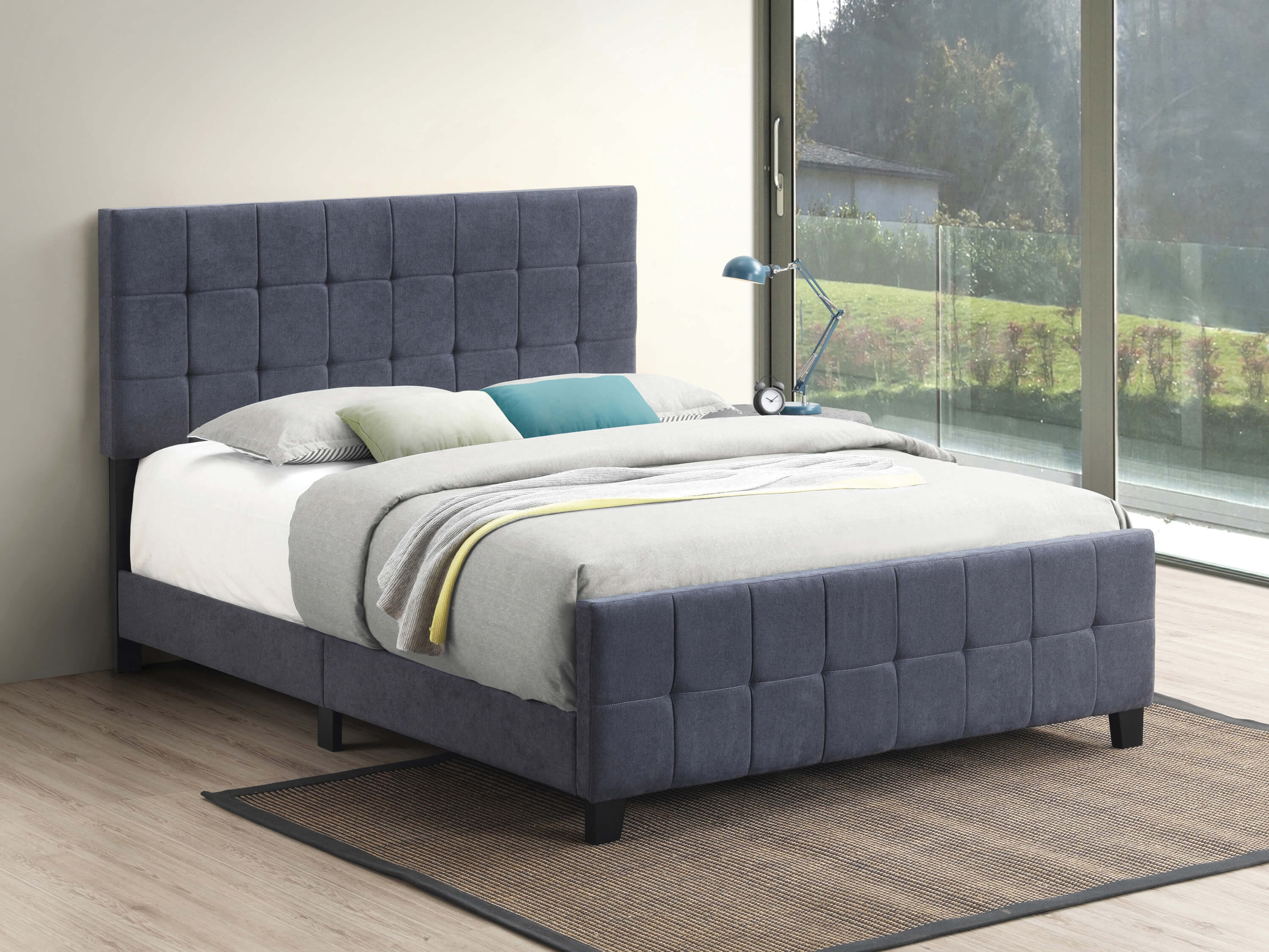 Fairfield Fabric Upholstered Panel Bed