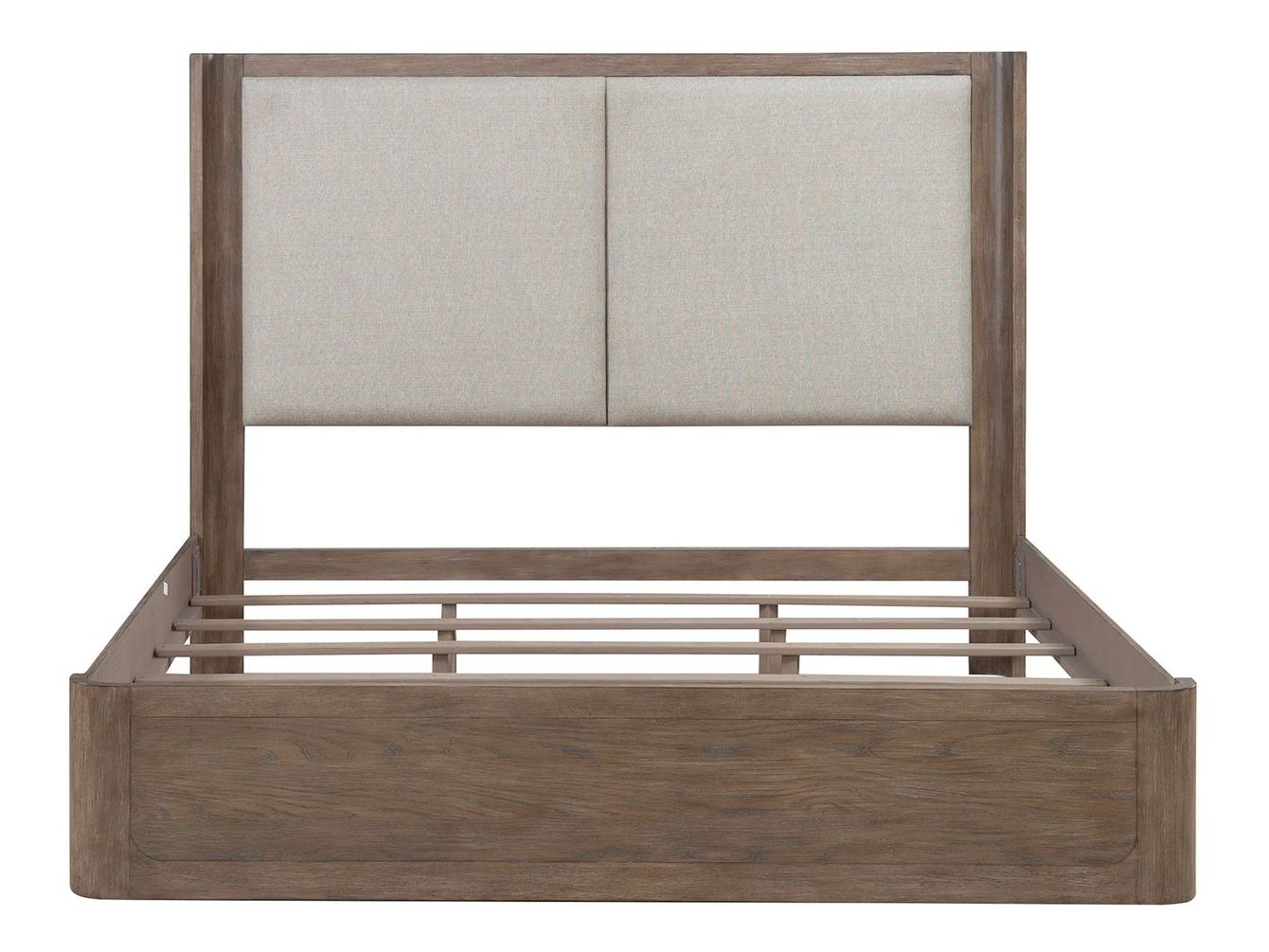 South Bend Fabric/Wood King Size Shelter Upholstered Bed