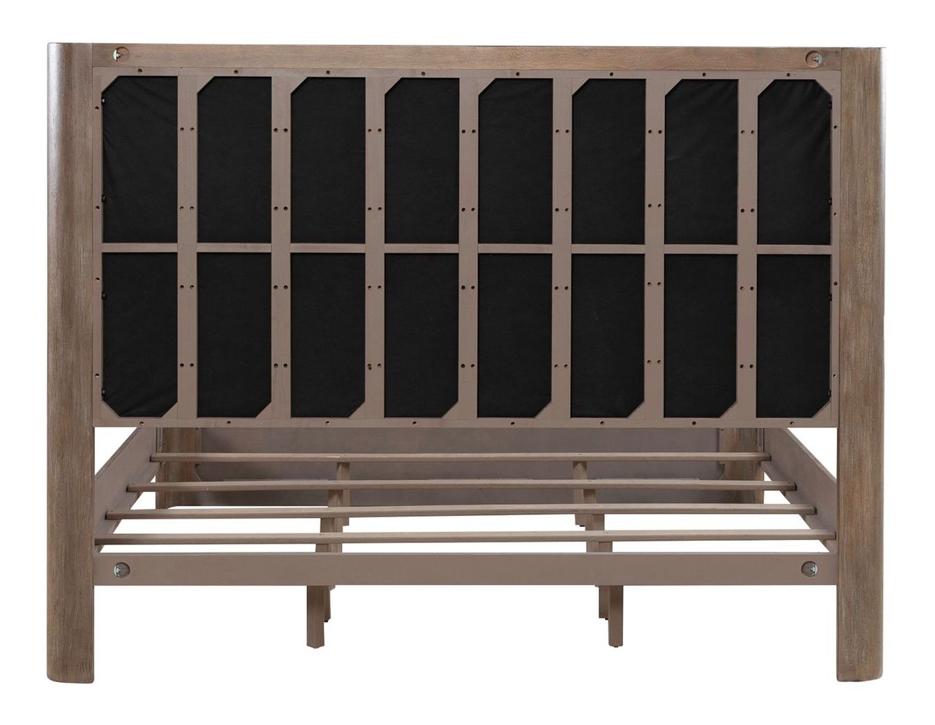 South Bend Fabric/Wood King Size Shelter Upholstered Bed