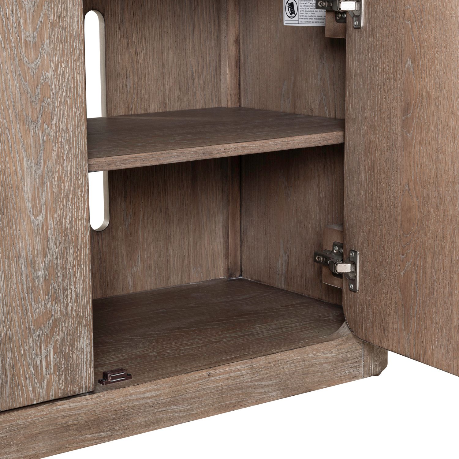 South Bend Wood 82-Inch TV Console w/4 Doors