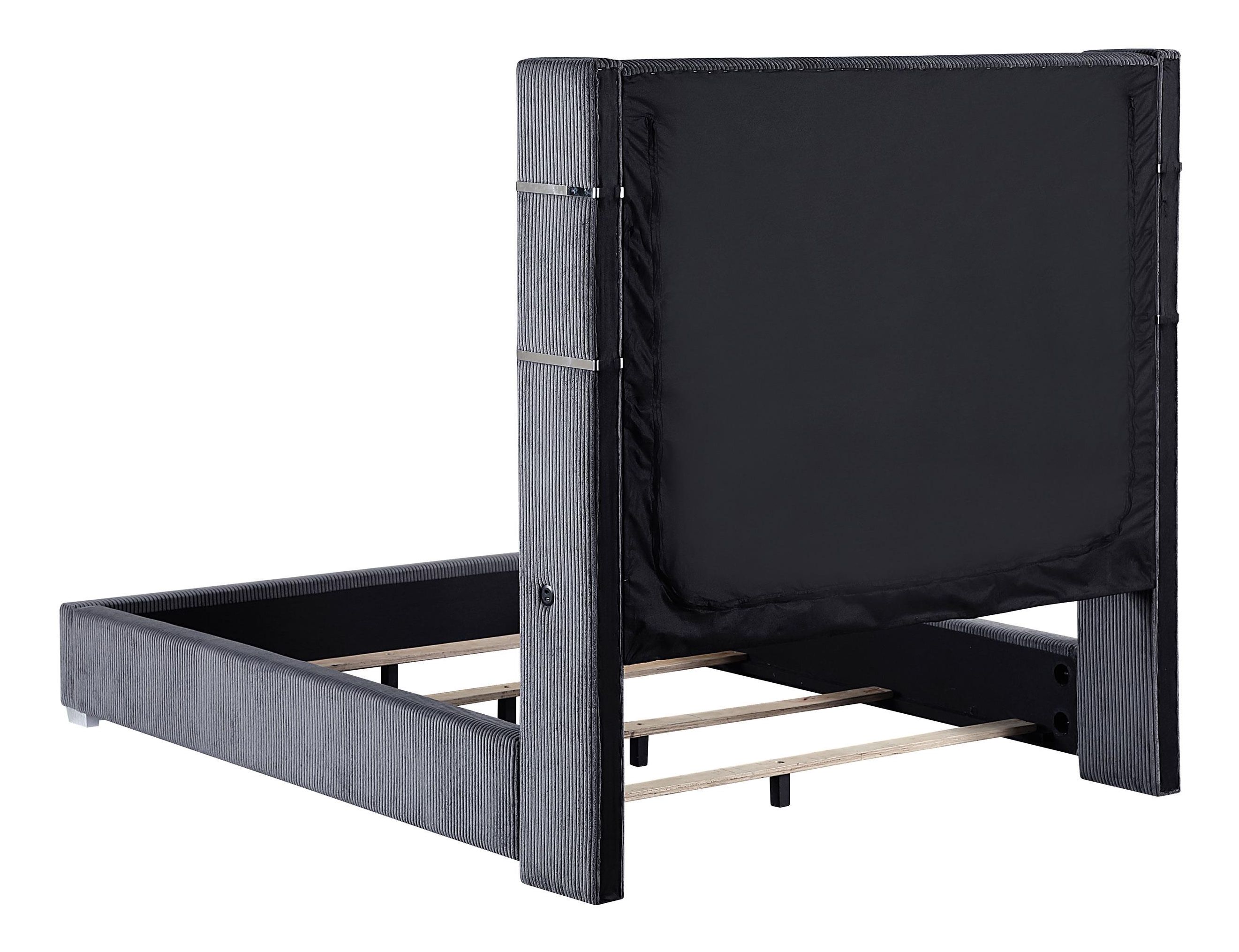 Tisdall Upholstered Queen Flame Visualizer Bed