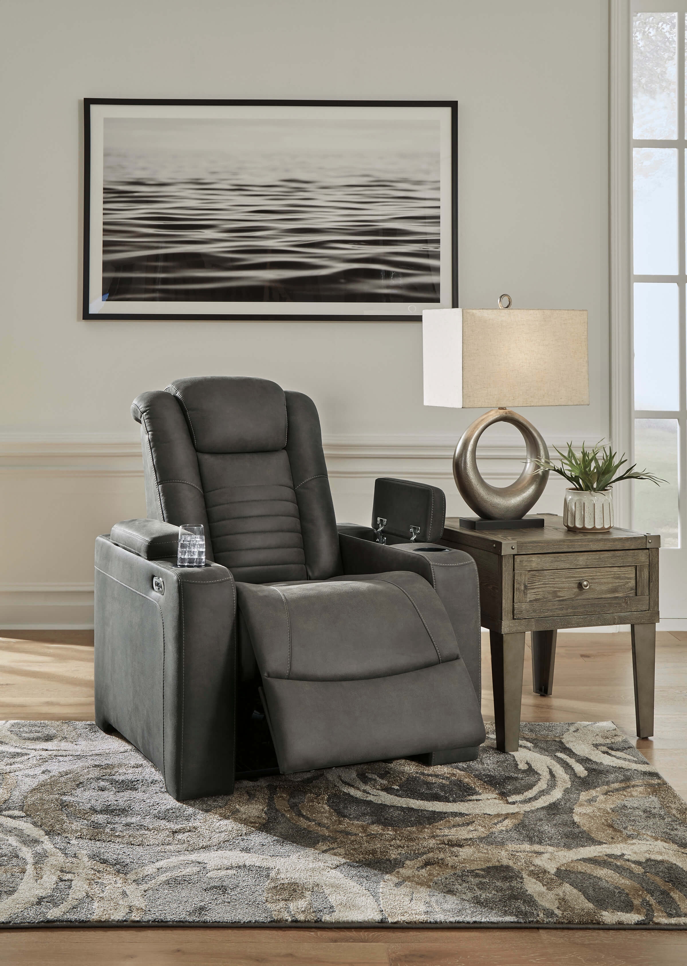 Soundcheck Polyester Power Reclining Living Room Set