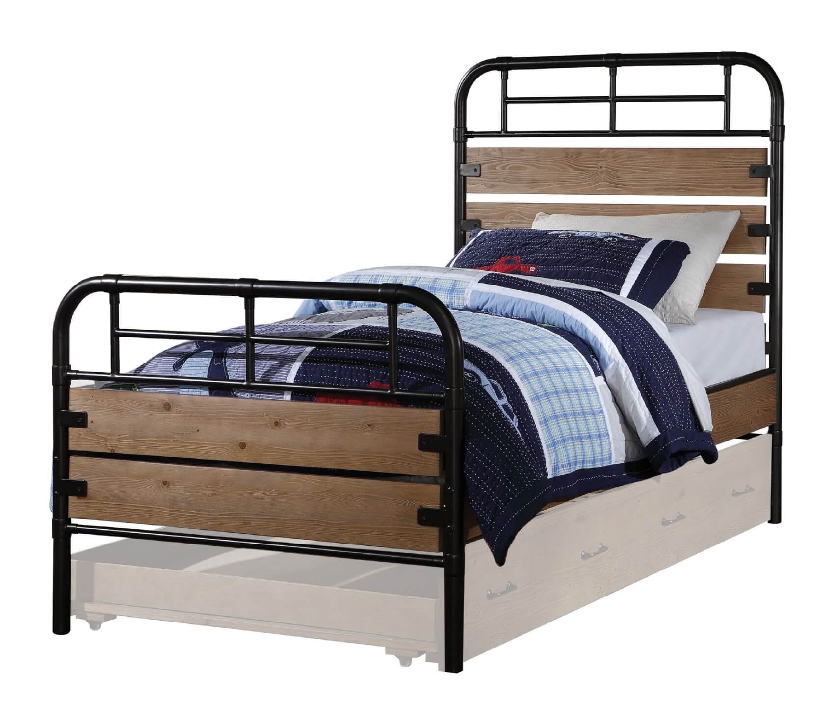 Adams Youth Wood/Metal Bed
