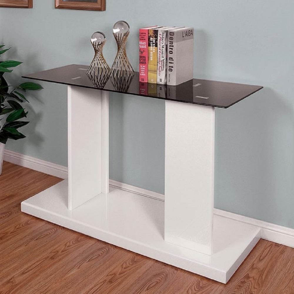 Mannedorf Glass/Paper Veneer Storage Coffee Table Set