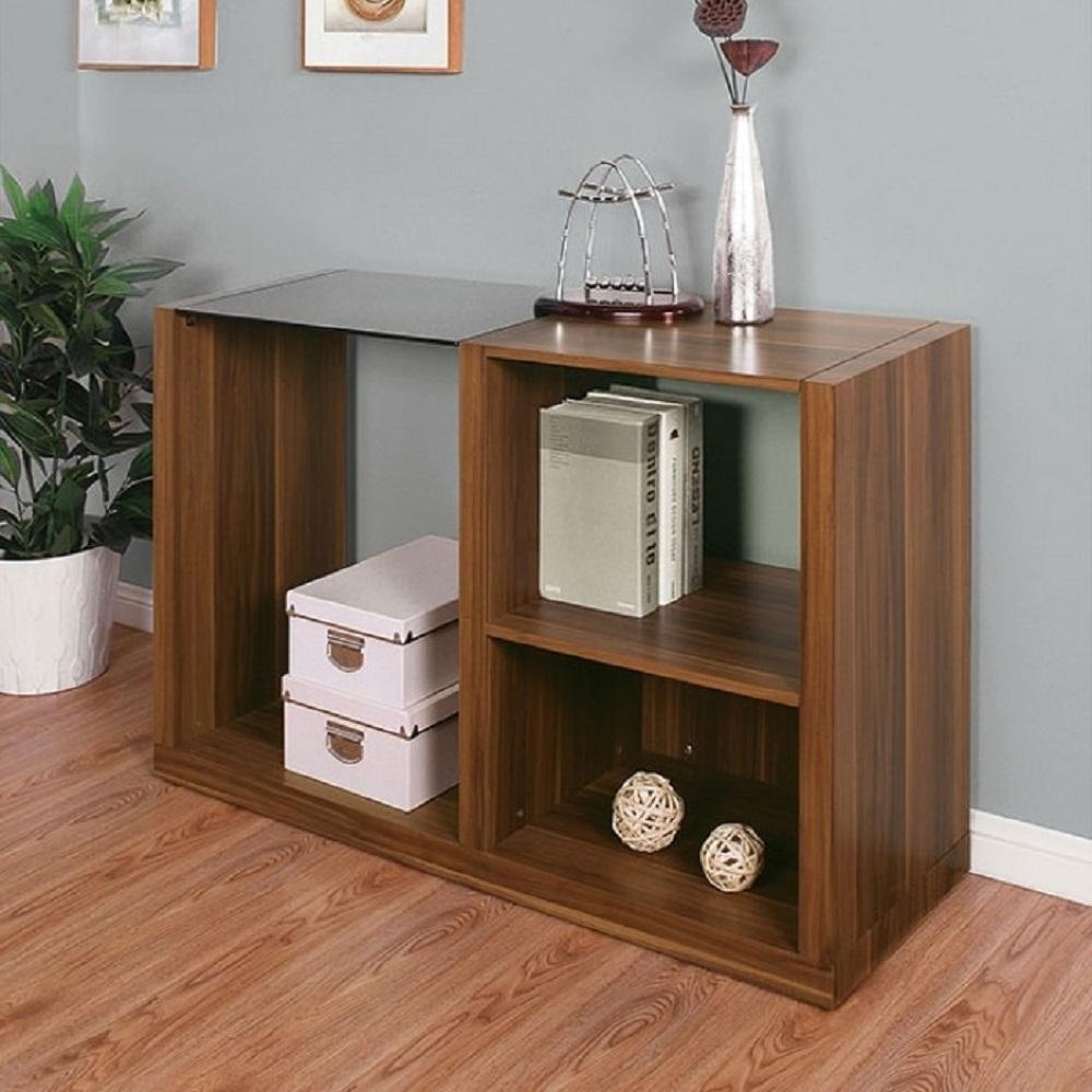 Langenthal Paper Veneer/Glass Storage Coffee Table Set