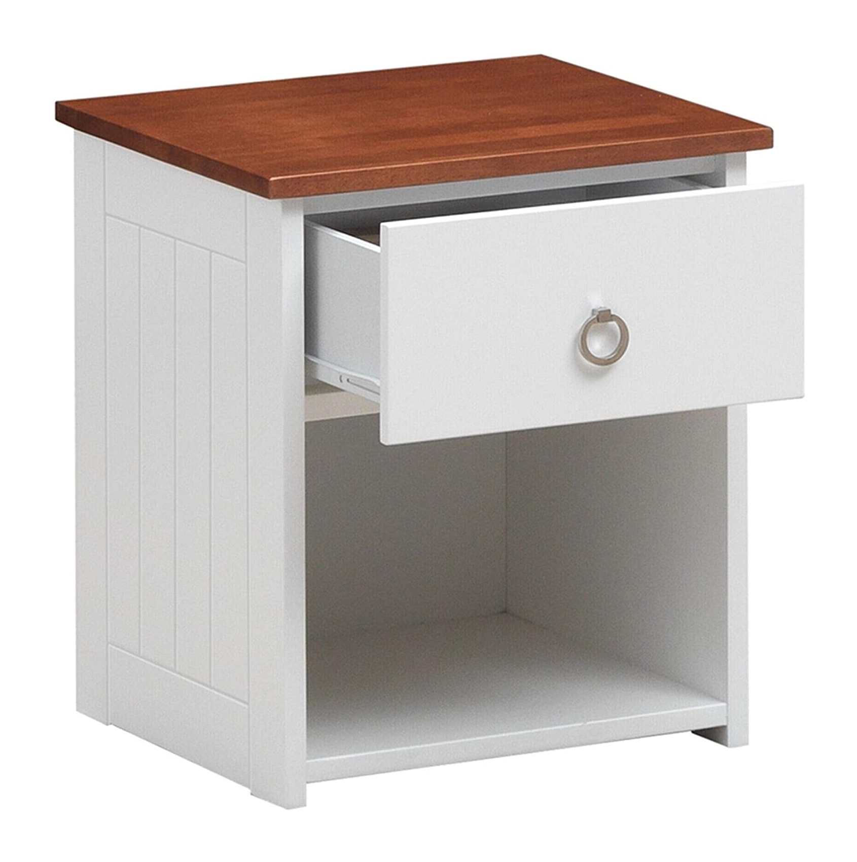 Farah Wood Veneer/Wood Nightstand