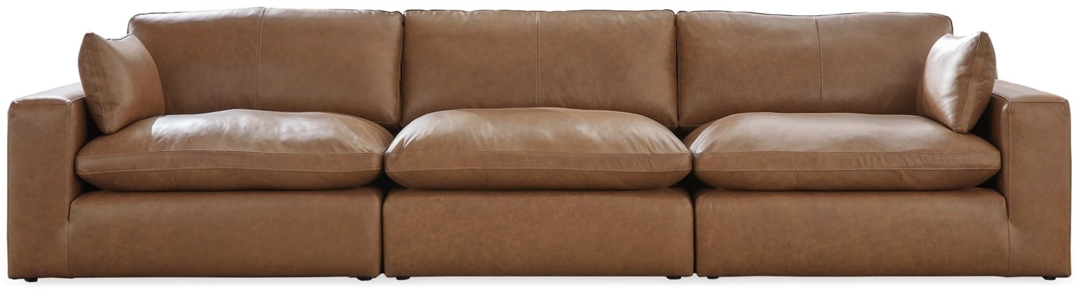 Emilia 3-Piece Leather Modular Sofa
