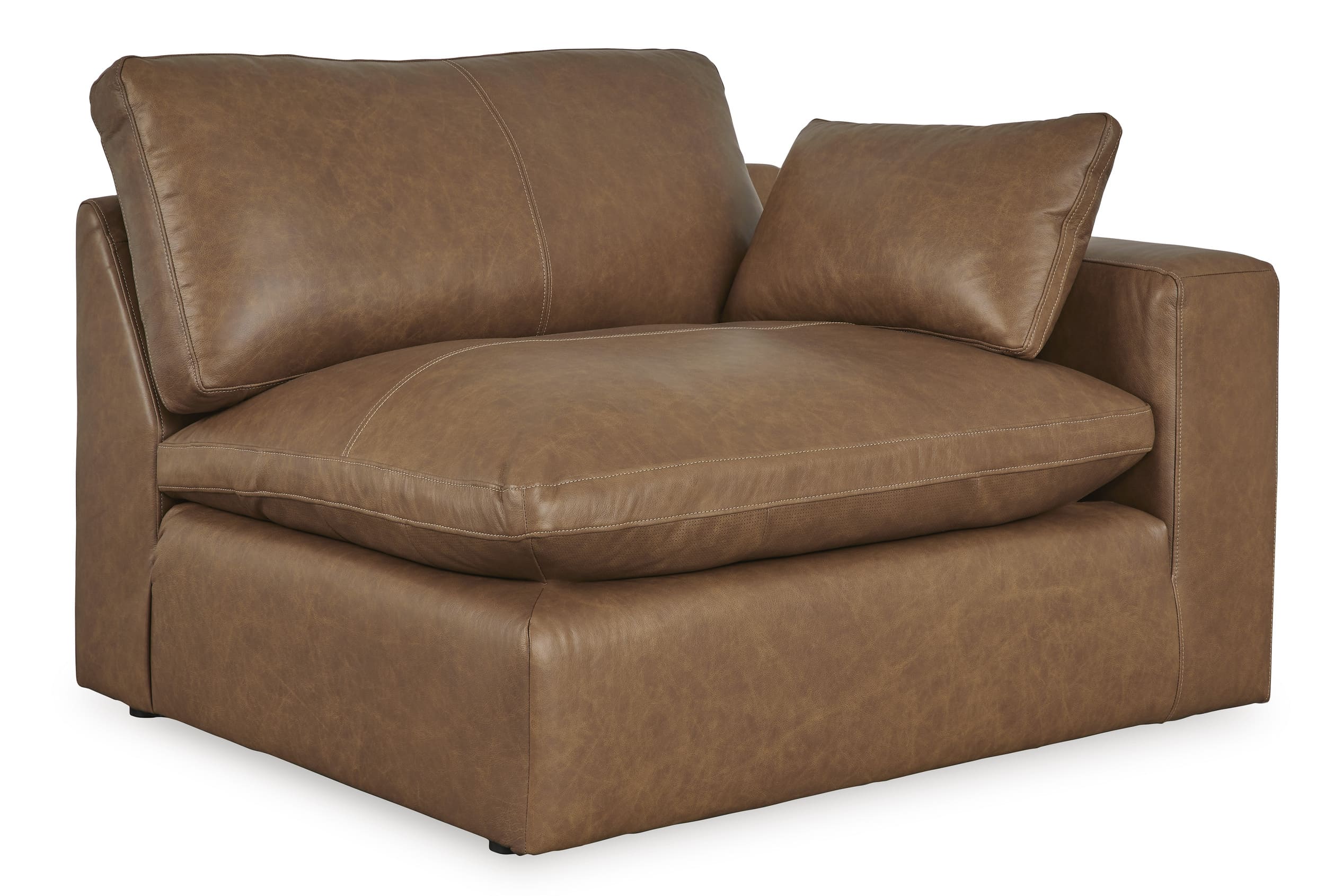 Ashley Emilia 3-Piece Leather Modular Left Corner Sofa