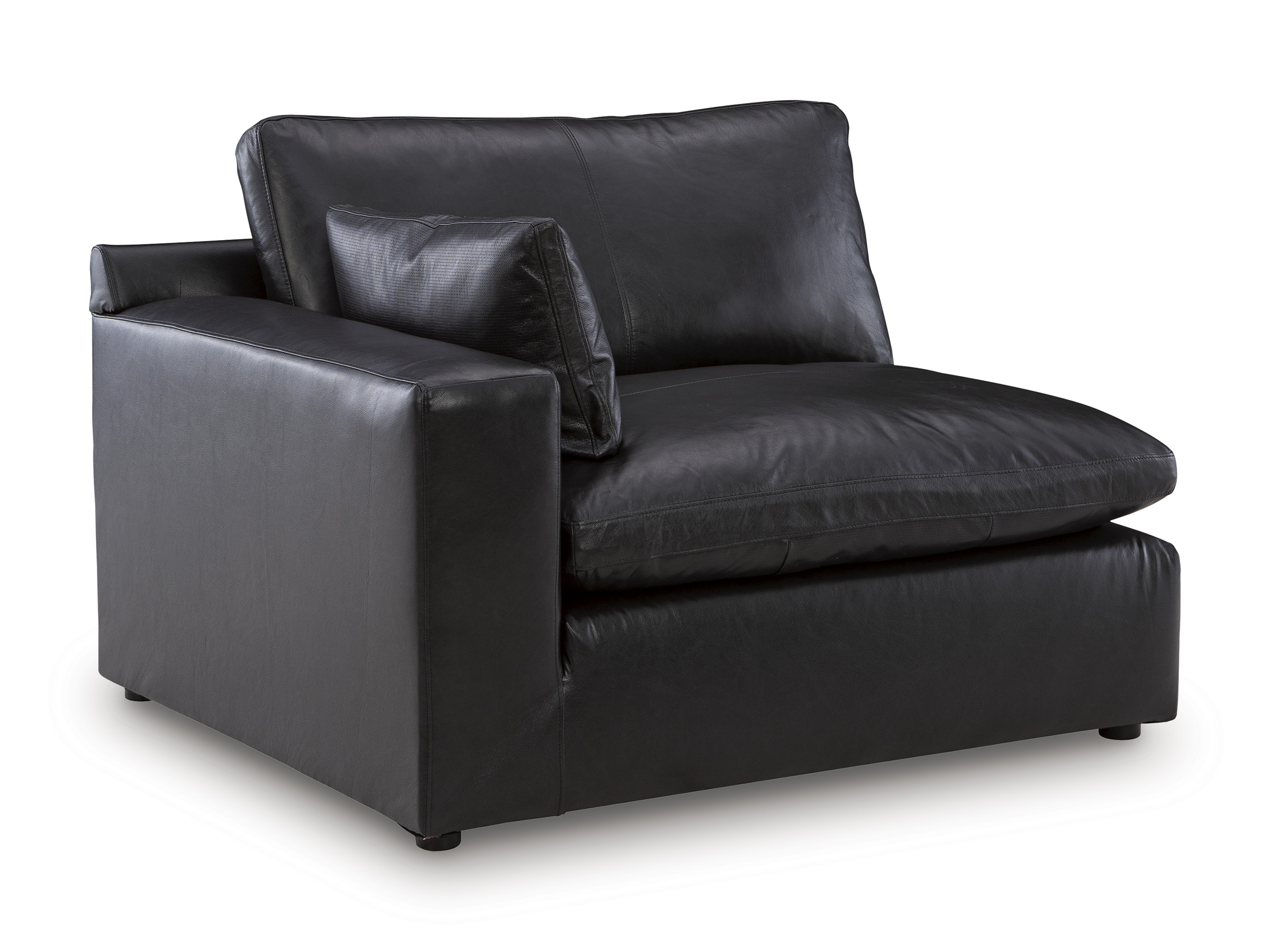 Emilia 2-Piece Leather Modular Loveseat