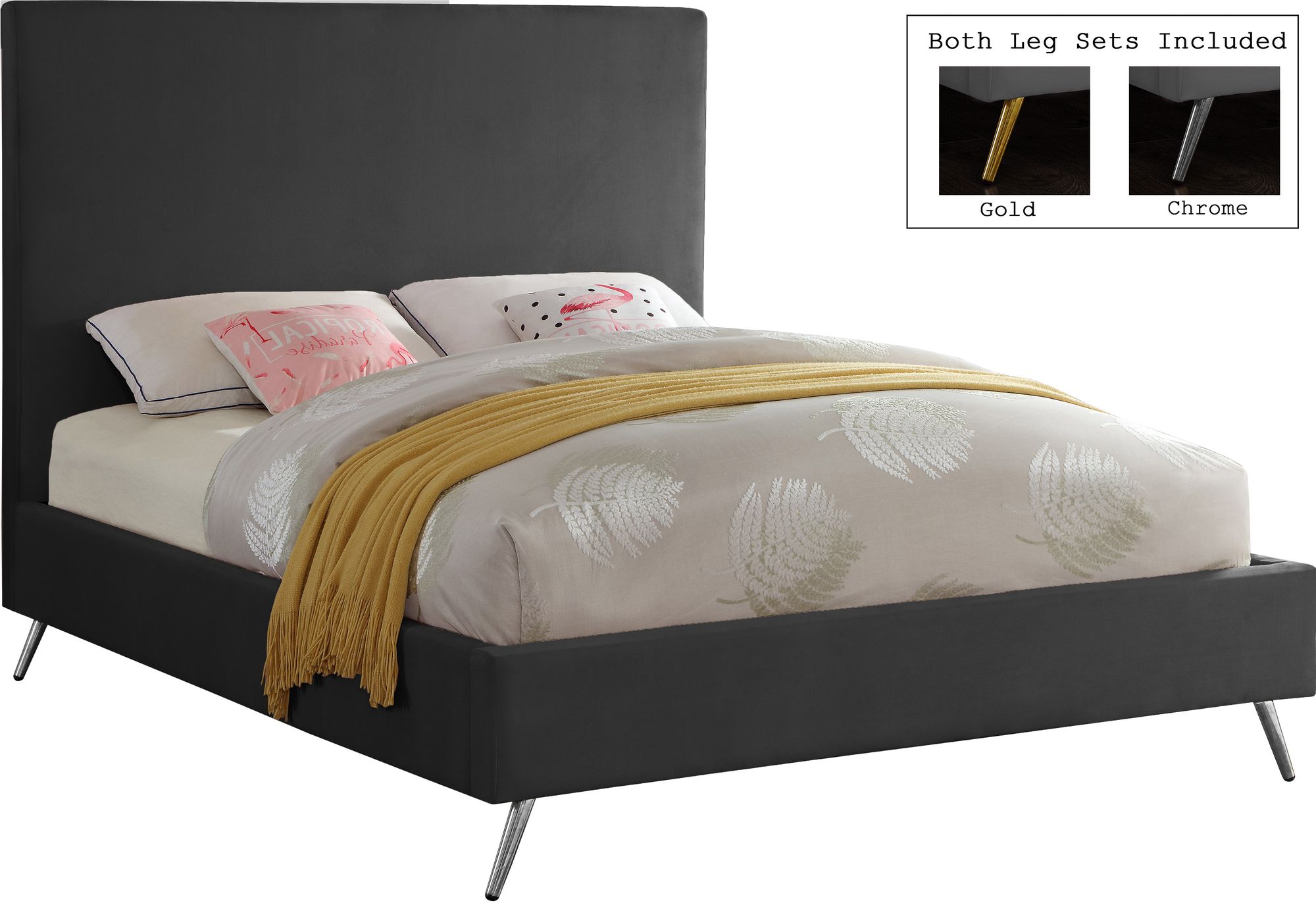 Jasmine Velvet Bed