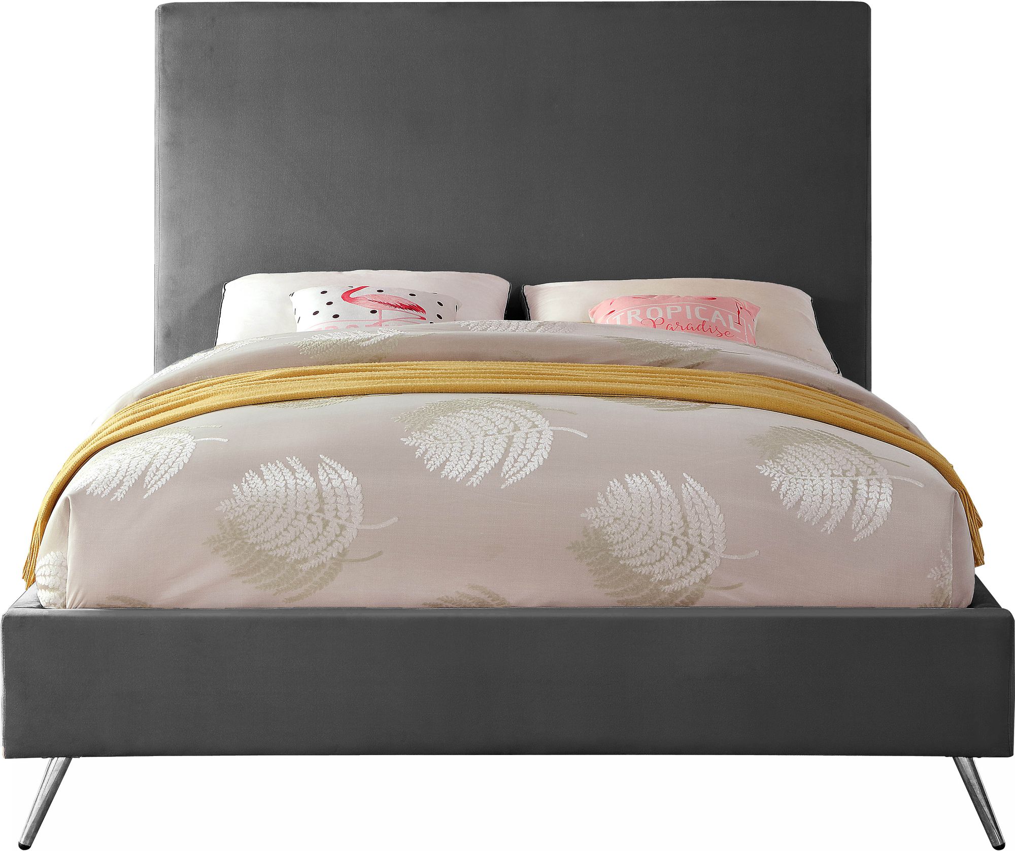 Jasmine Velvet Queen Size Bed