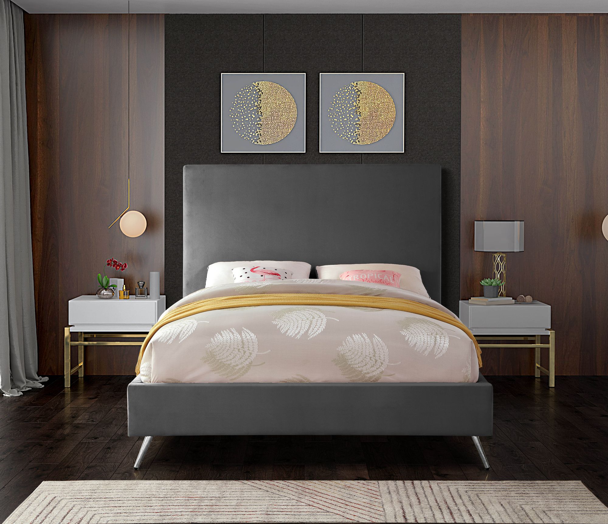 Jasmine Velvet Bed