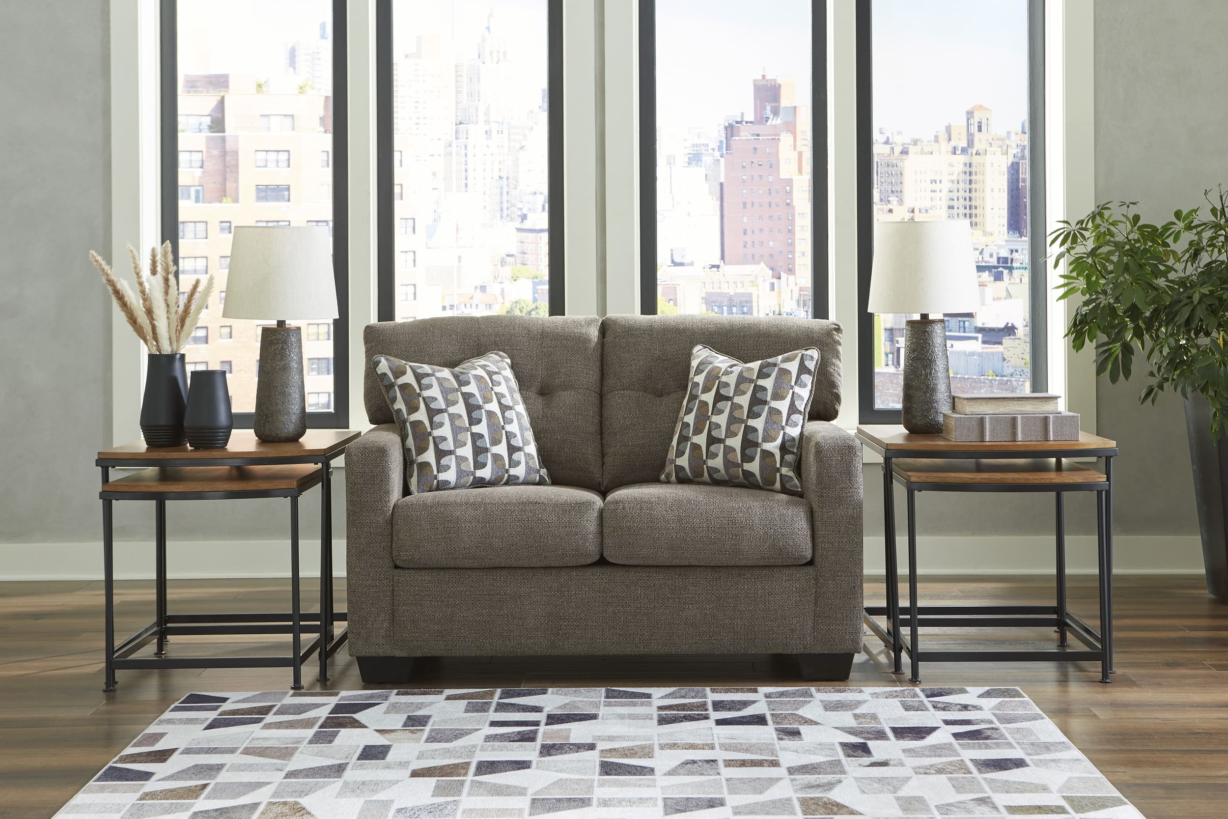 Mahoney Polyester Loveseat