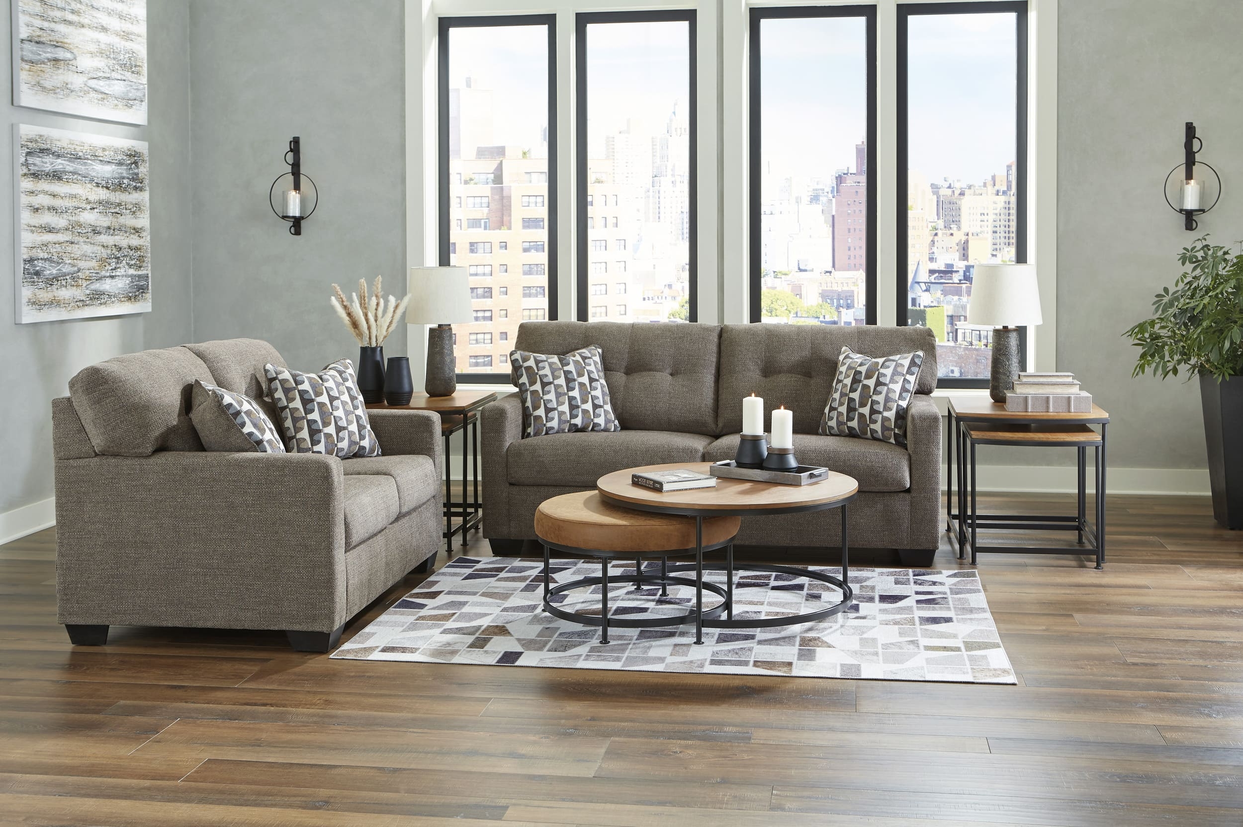 Mahoney Polyester Sofa