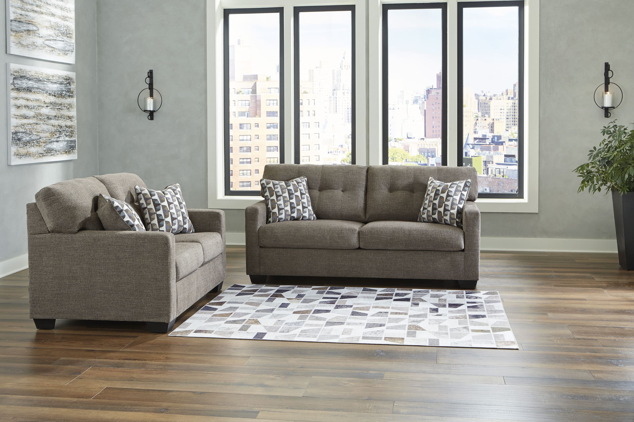 Ashley Mahoney Sofa And Loveseat Set