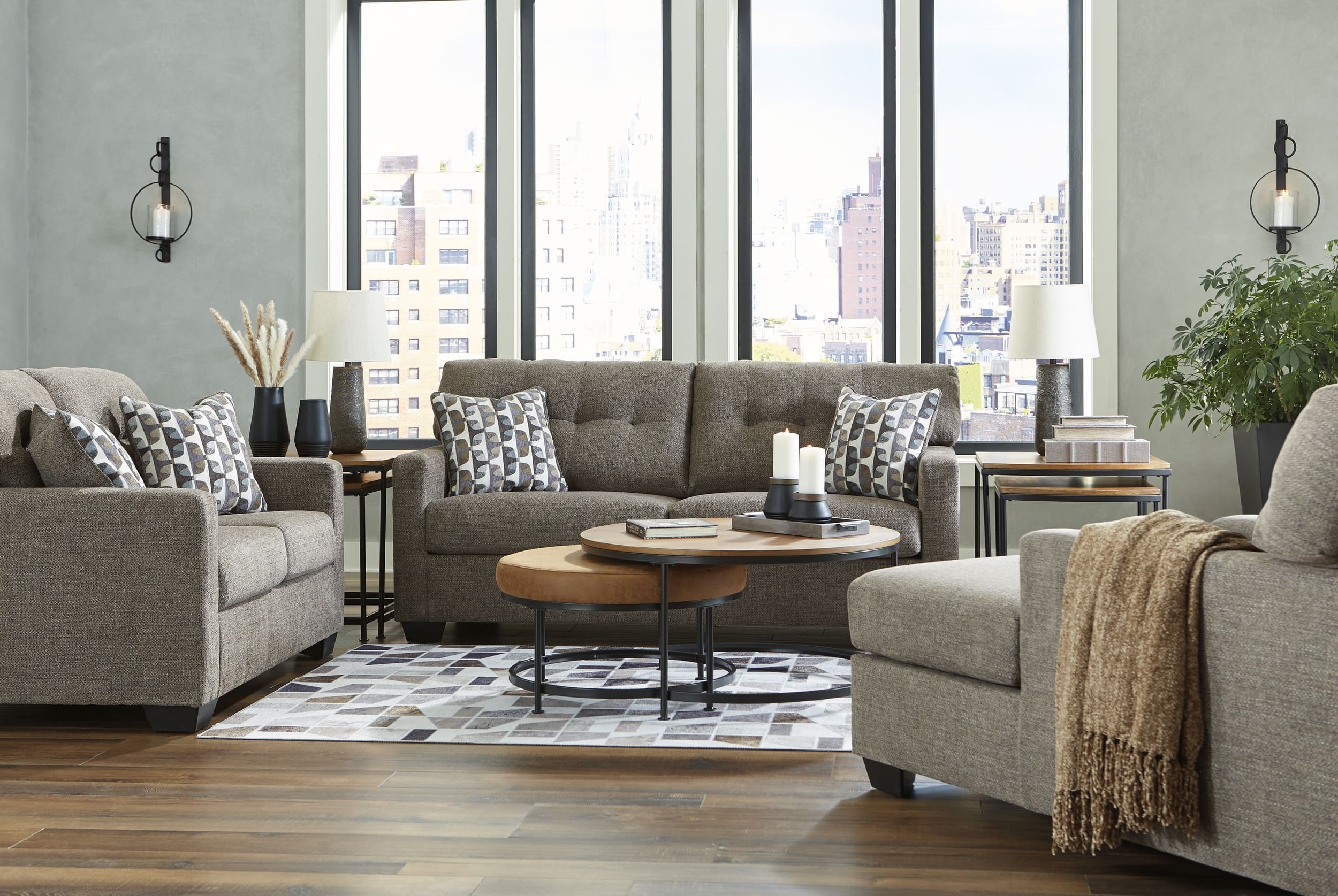 Mahoney Polyester Sofa