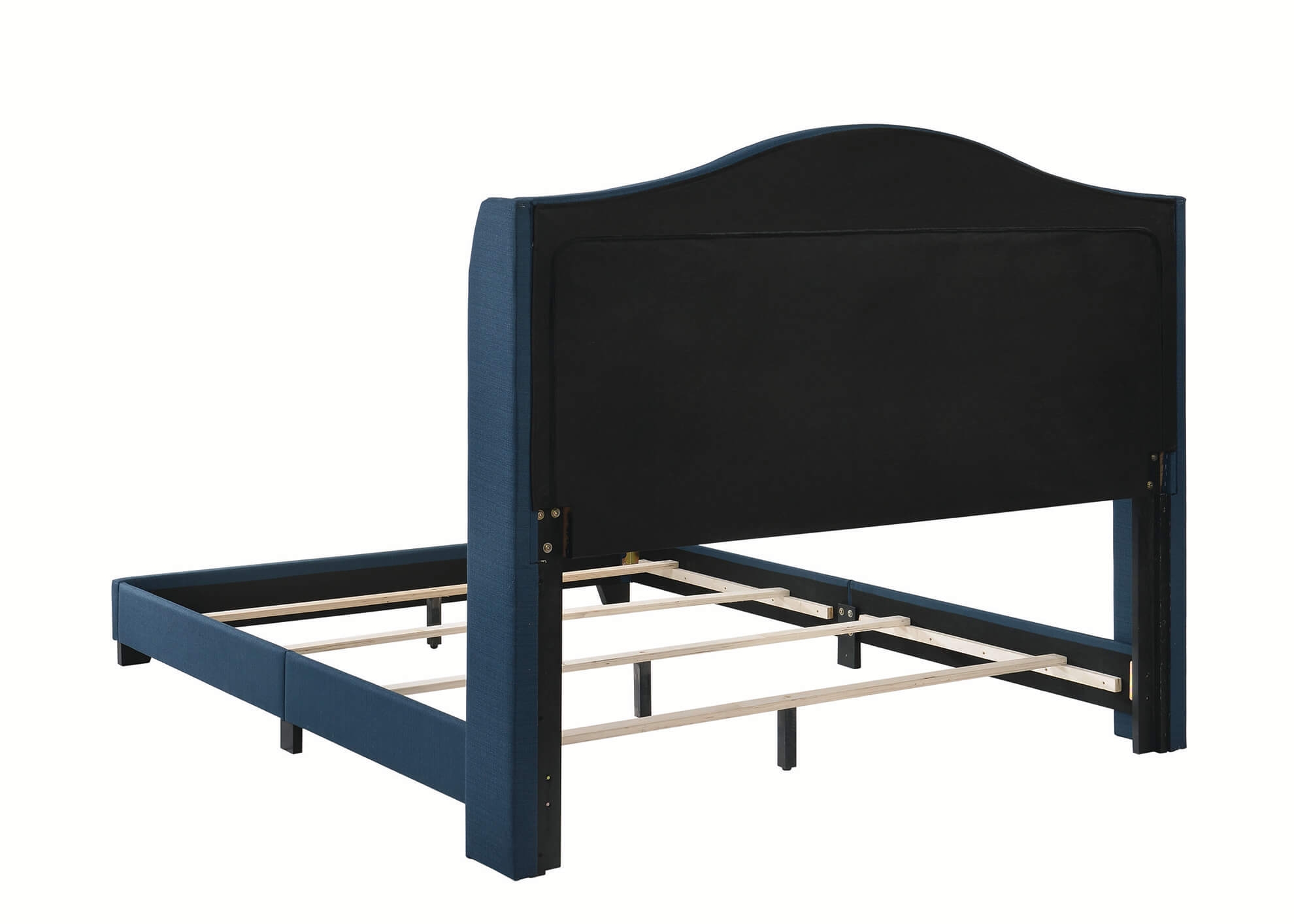 Sonoma Fabric Camel Back Headboard Panel Bed, Full Size