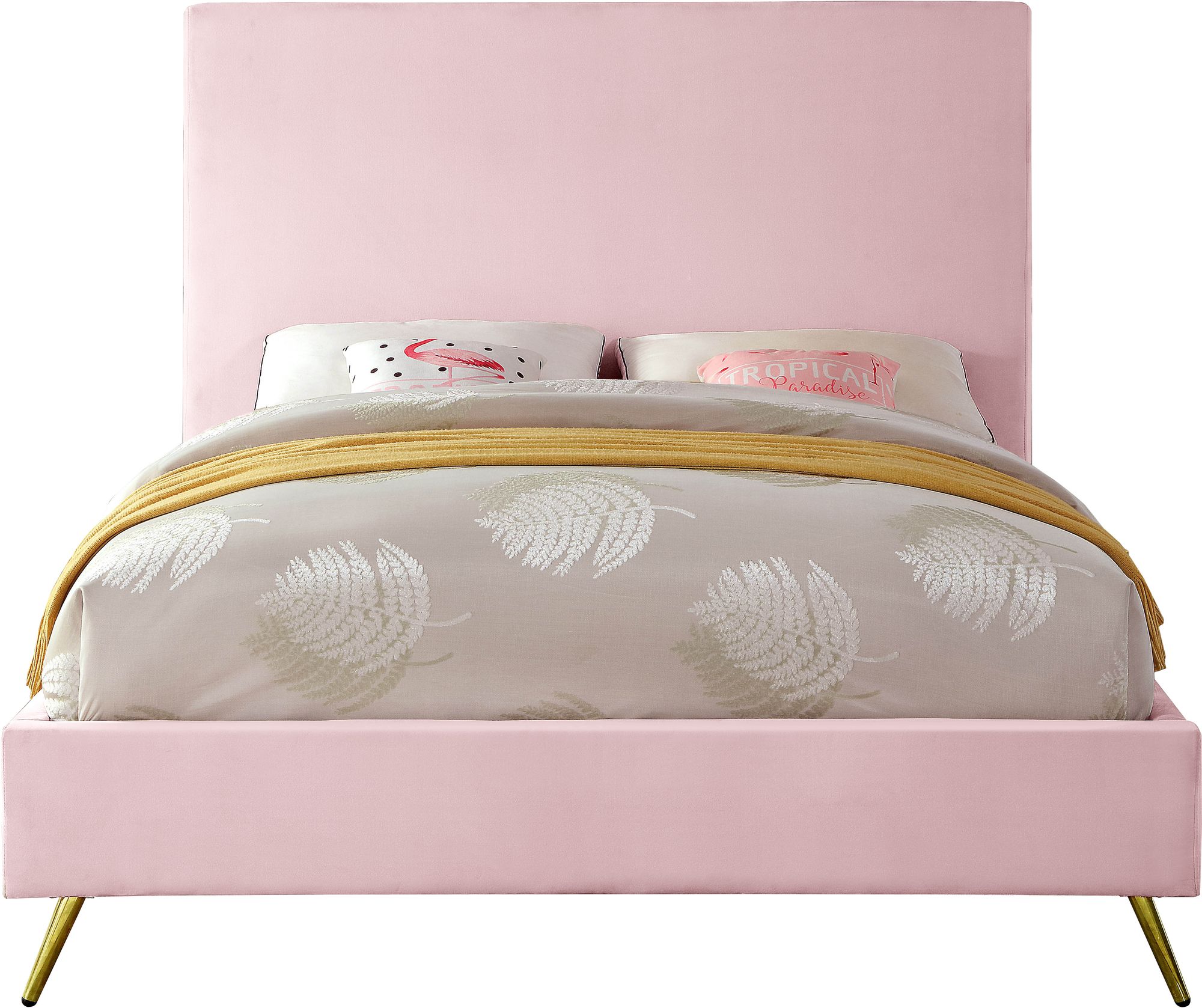 Jasmine Velvet King Size Bed
