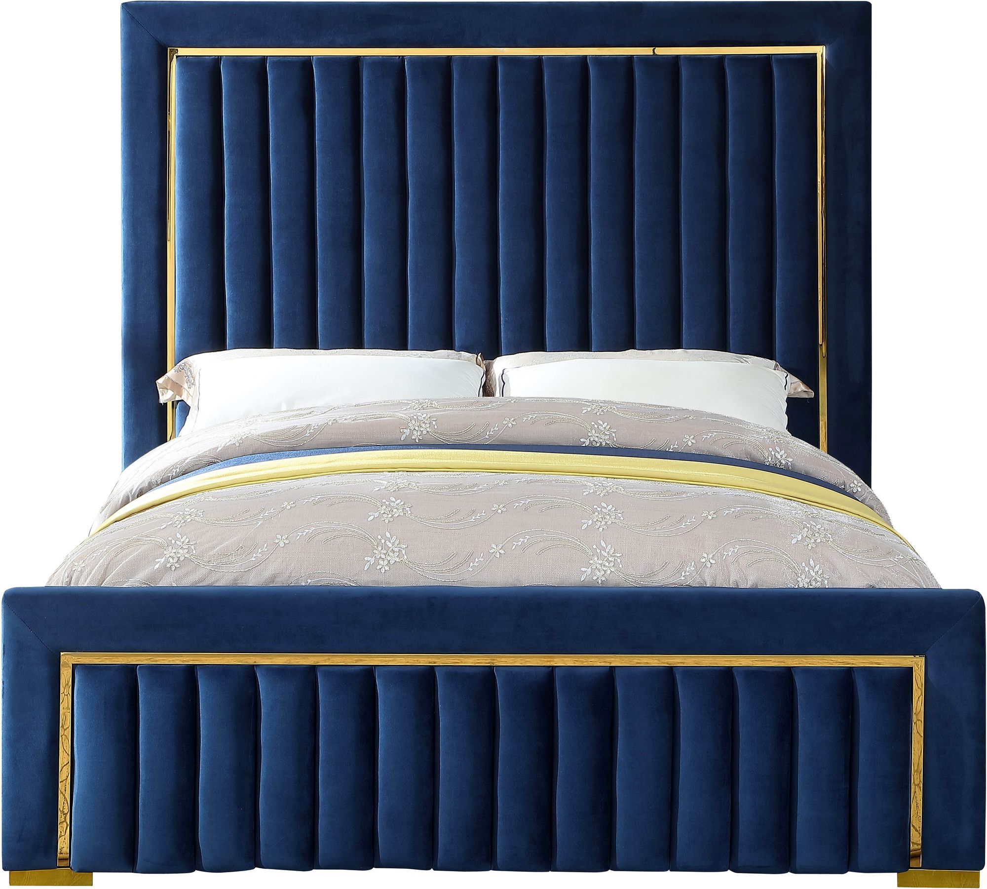 Dolce Velvet Queen Size Bed