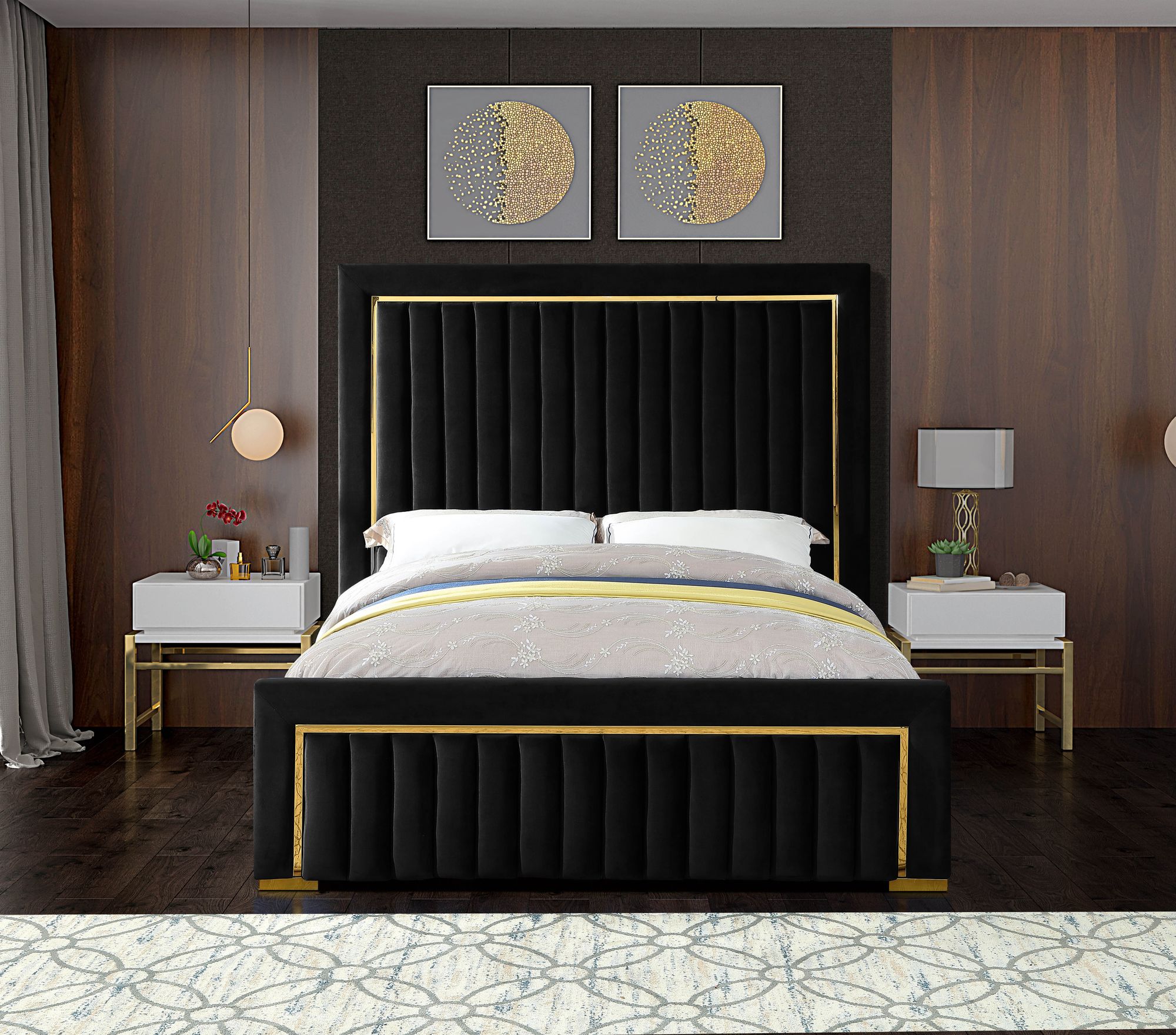 Dolce Velvet King Size Bed