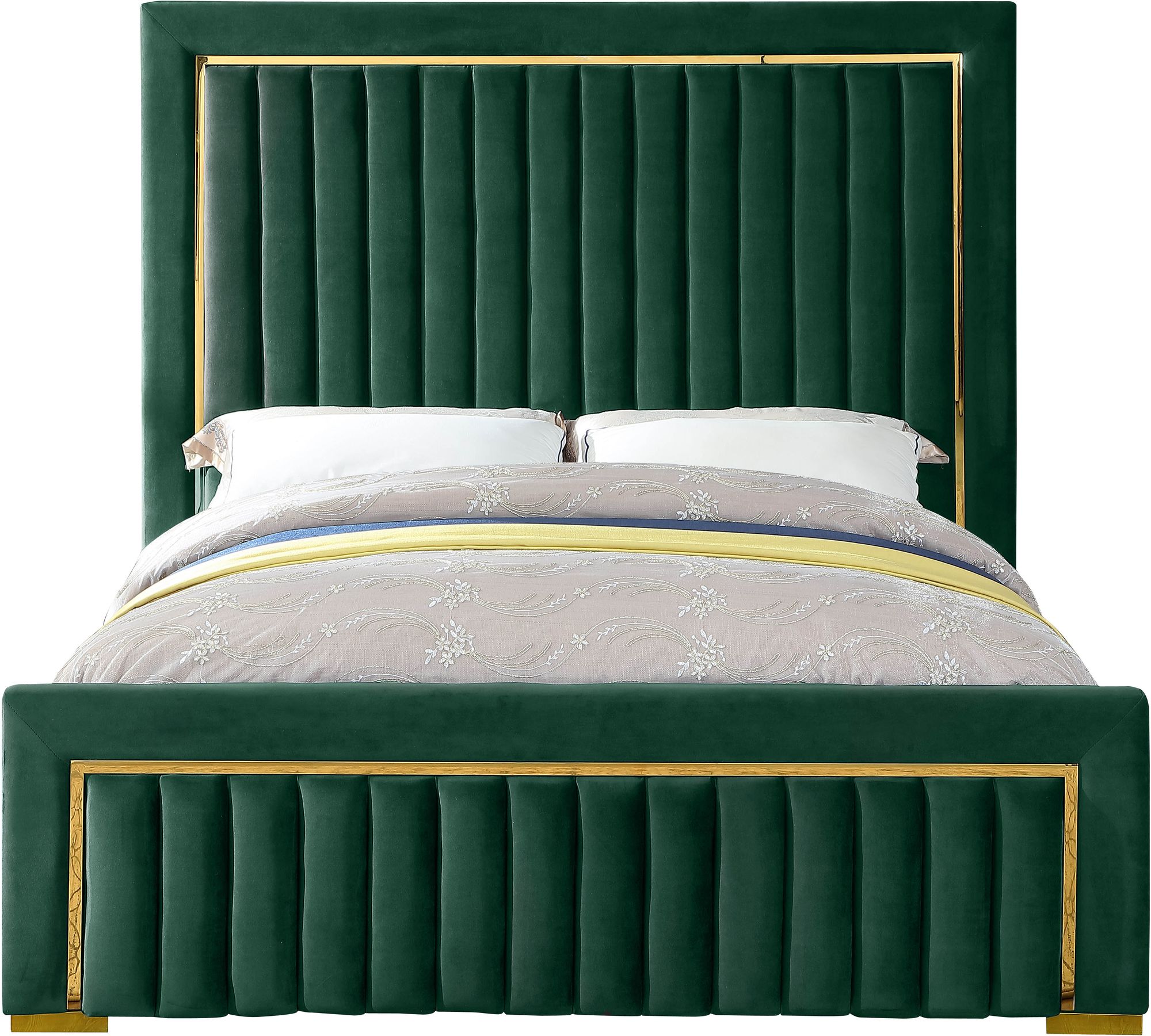 Dolce Velvet Queen Size Bed