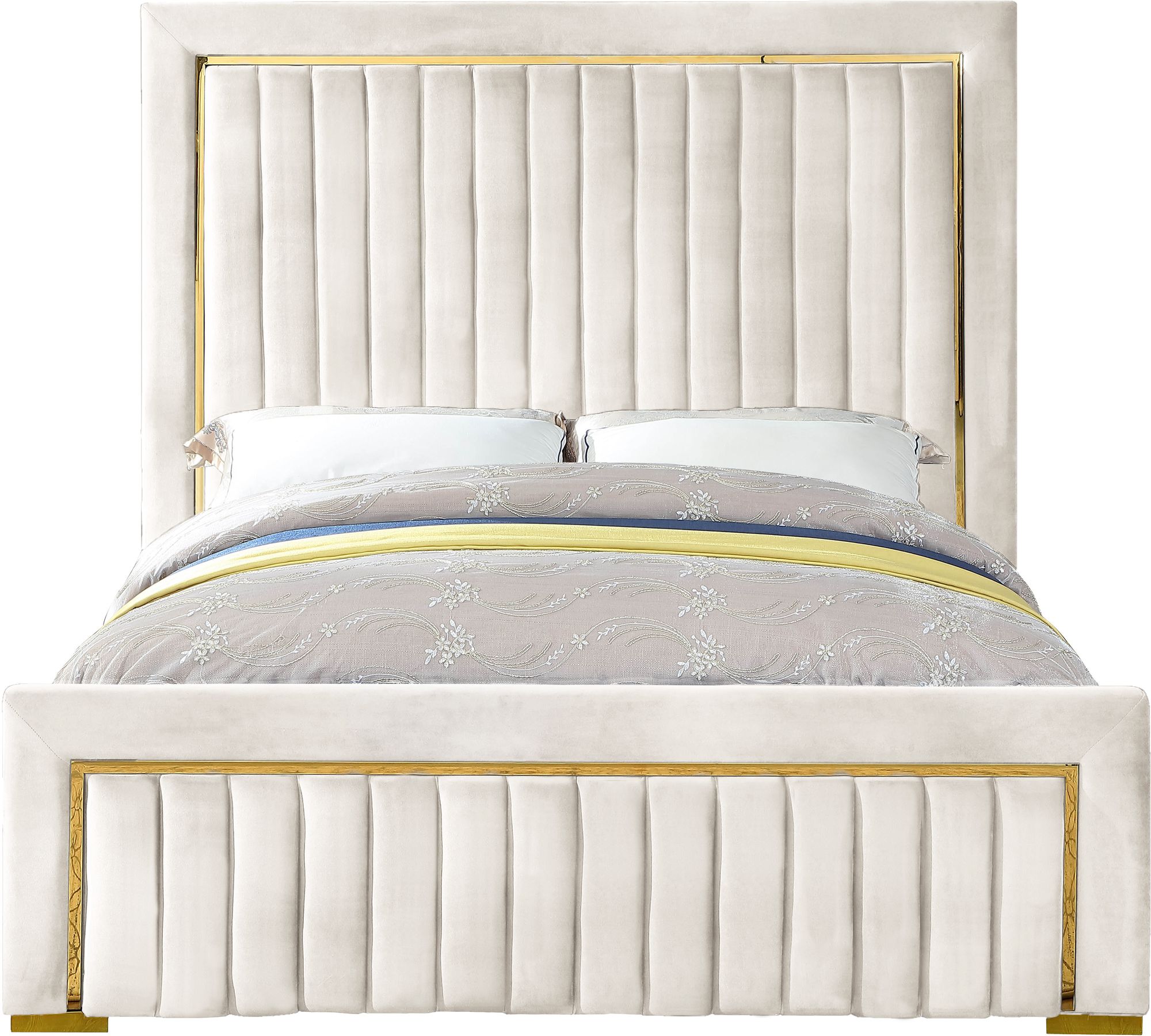 Dolce Velvet Queen Size Bed