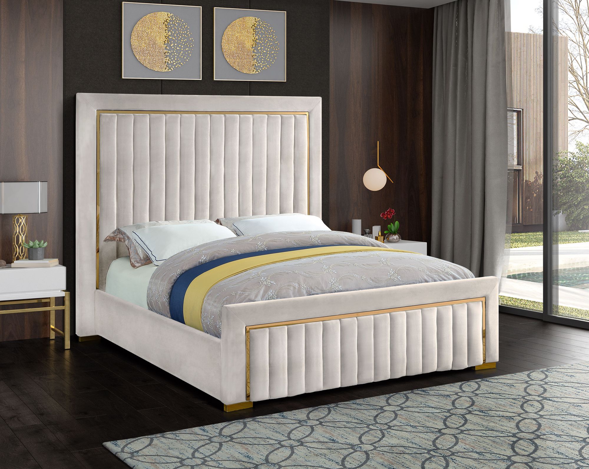 Dolce Velvet King Size Bed
