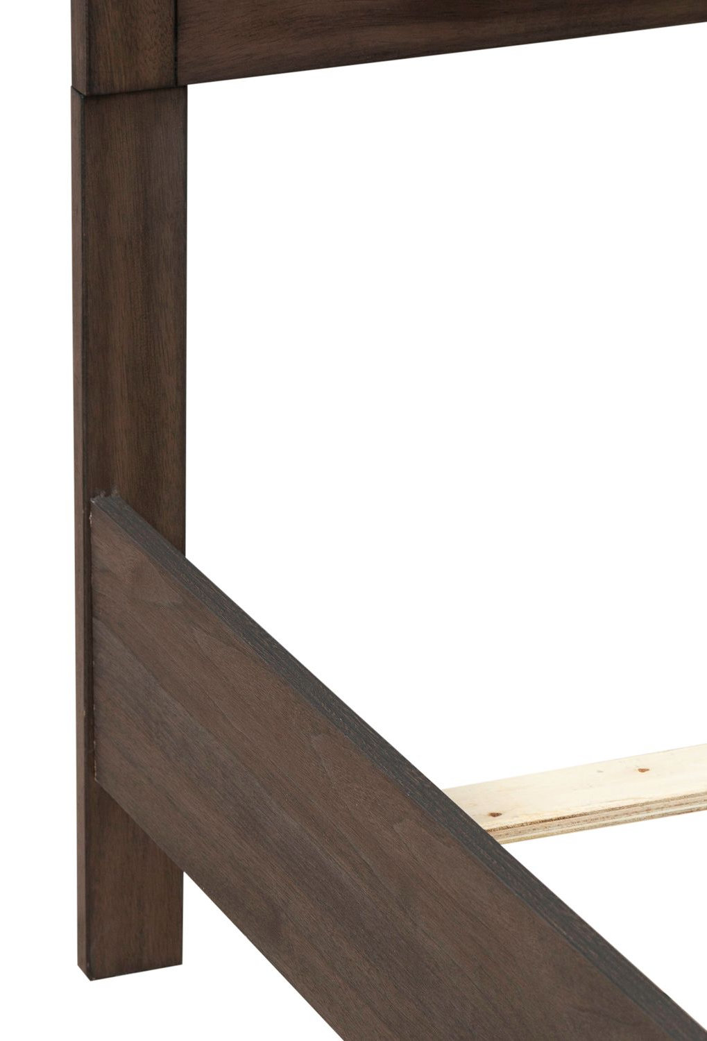 Modern Edge Fabric/Wood Queen Size Upholstered Bed